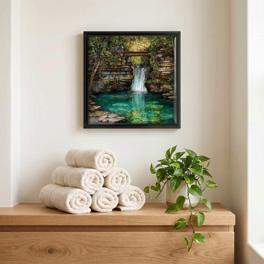 A quiet corner of the bath.