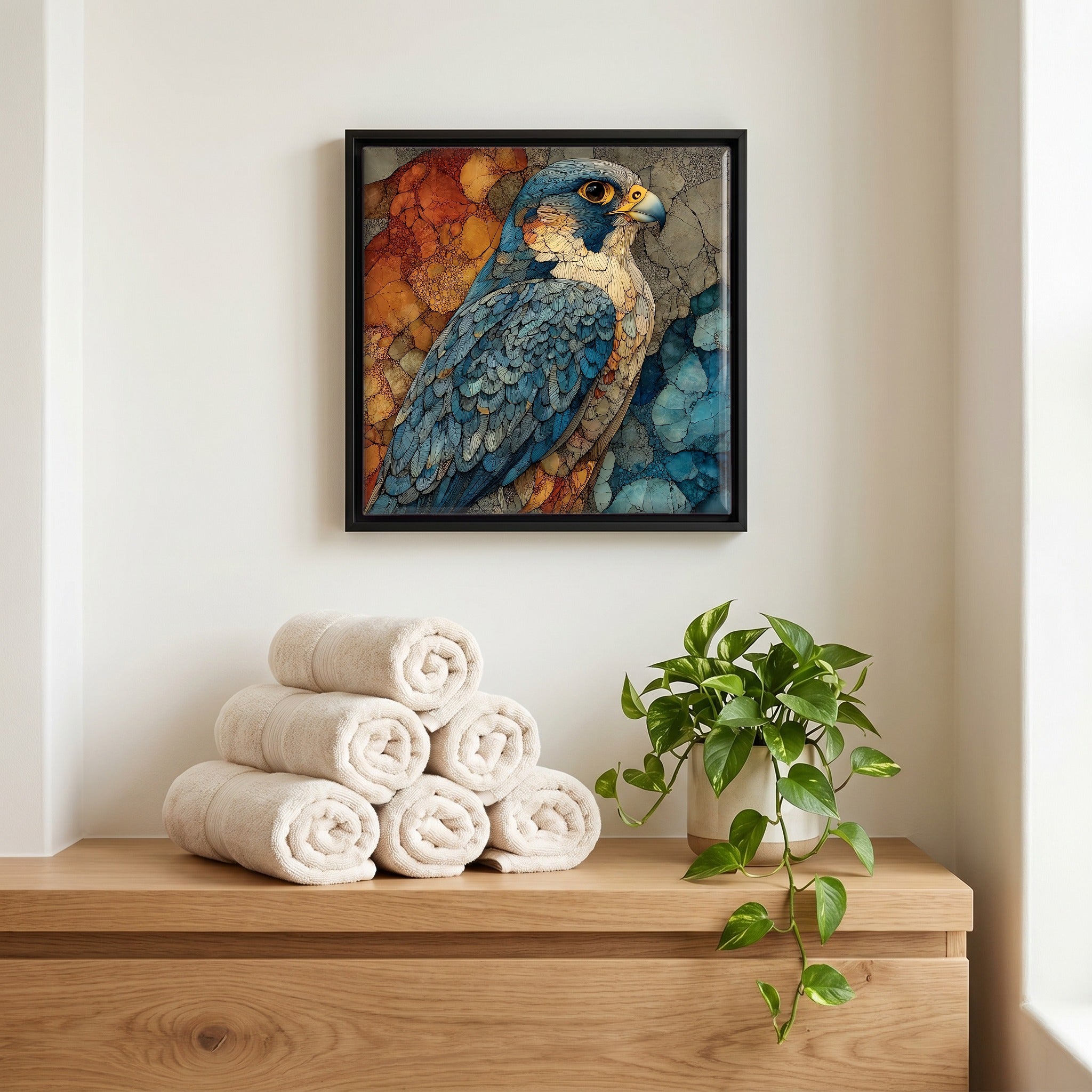 A quiet corner of the bath.