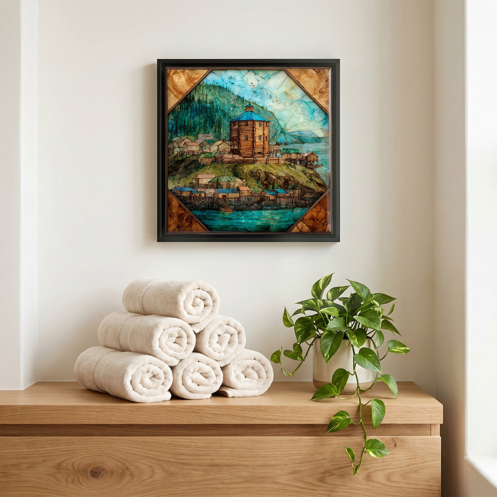 A quiet corner of the bath.