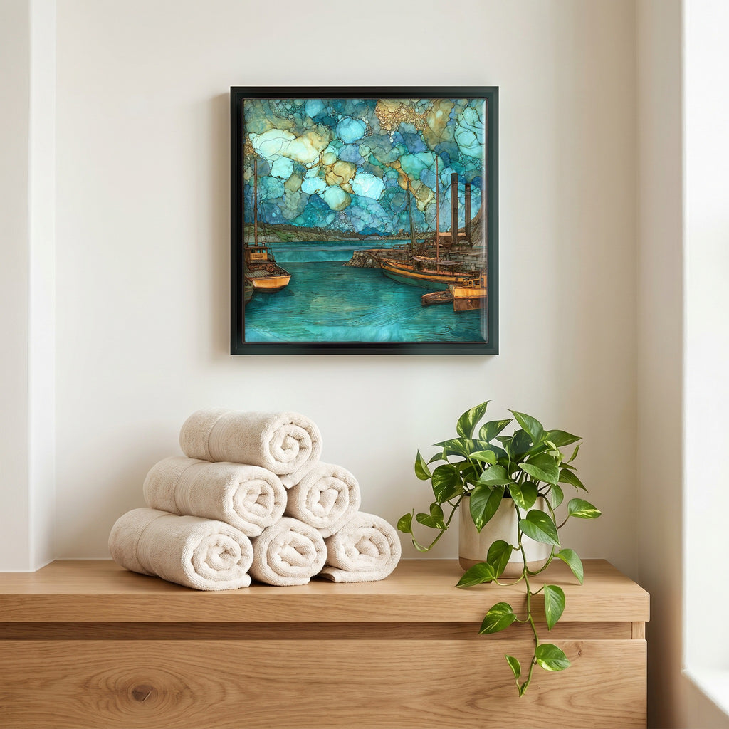A quiet corner of the bath.