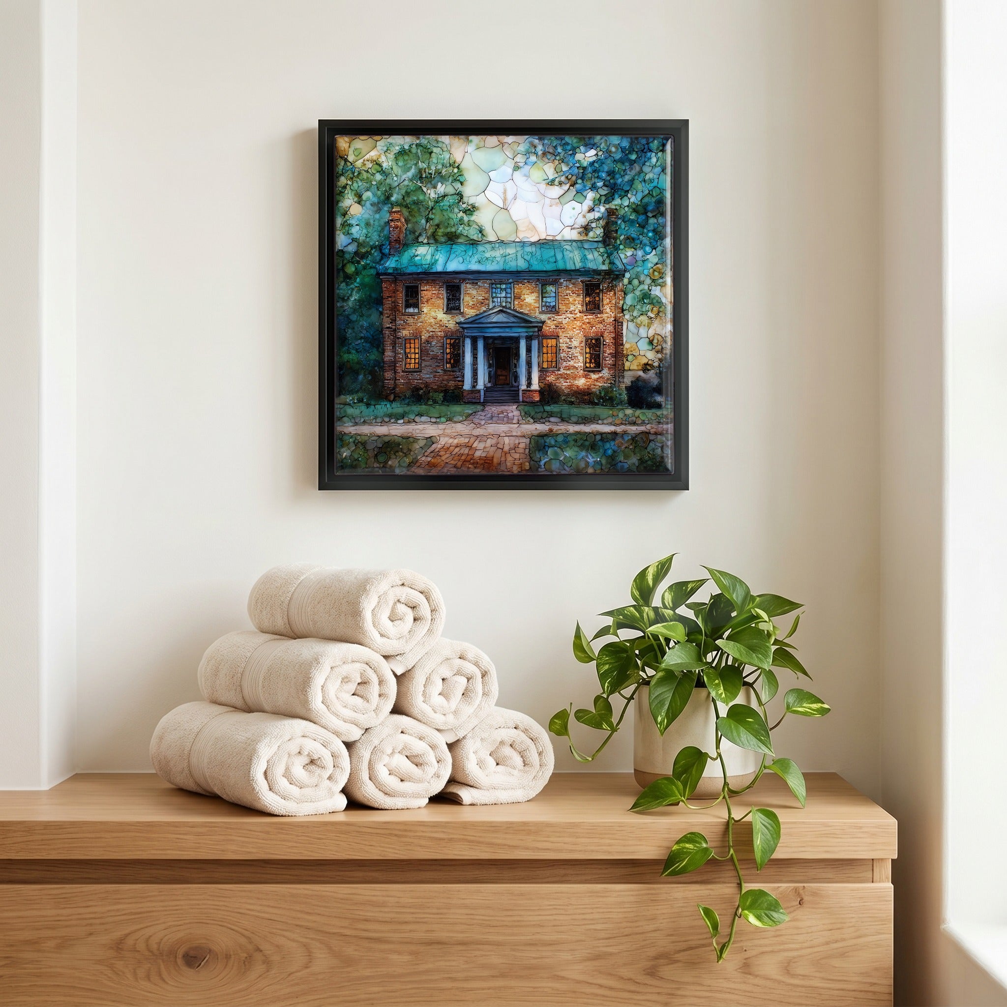A quiet corner of the bath.