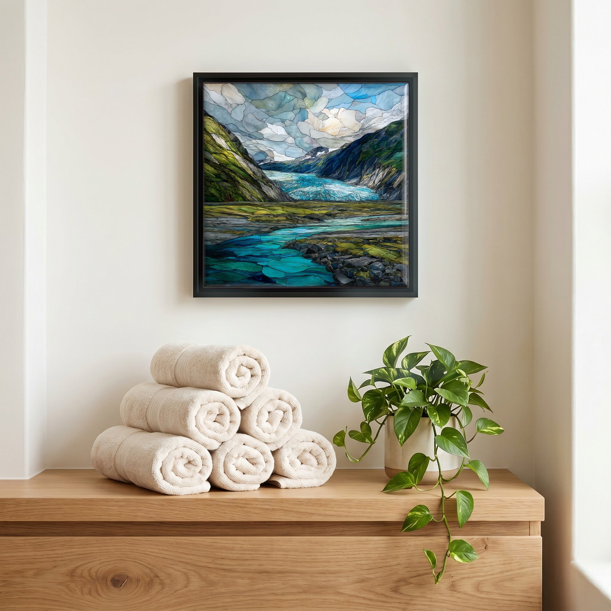 A quiet corner of the bath.