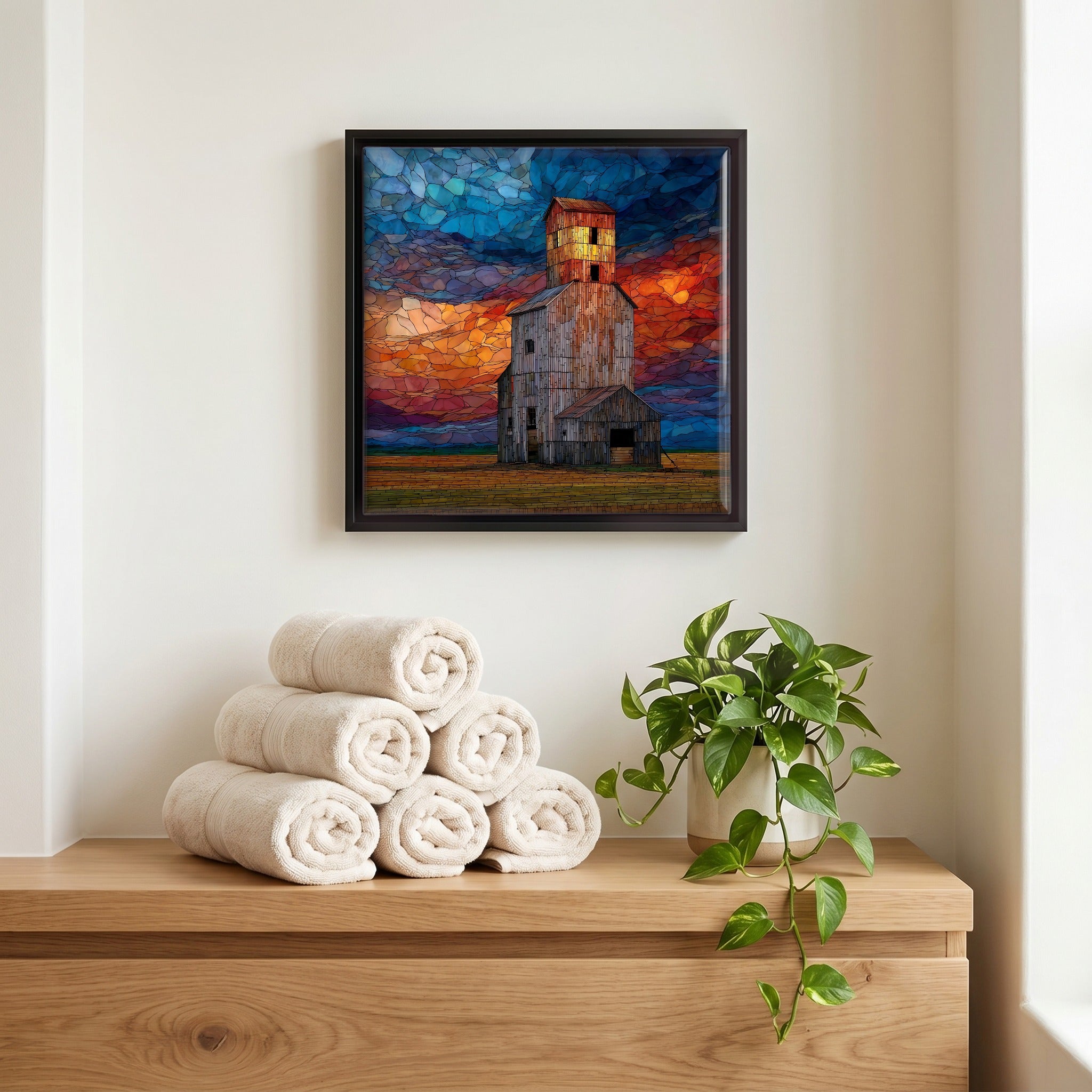 A quiet corner of the bath.