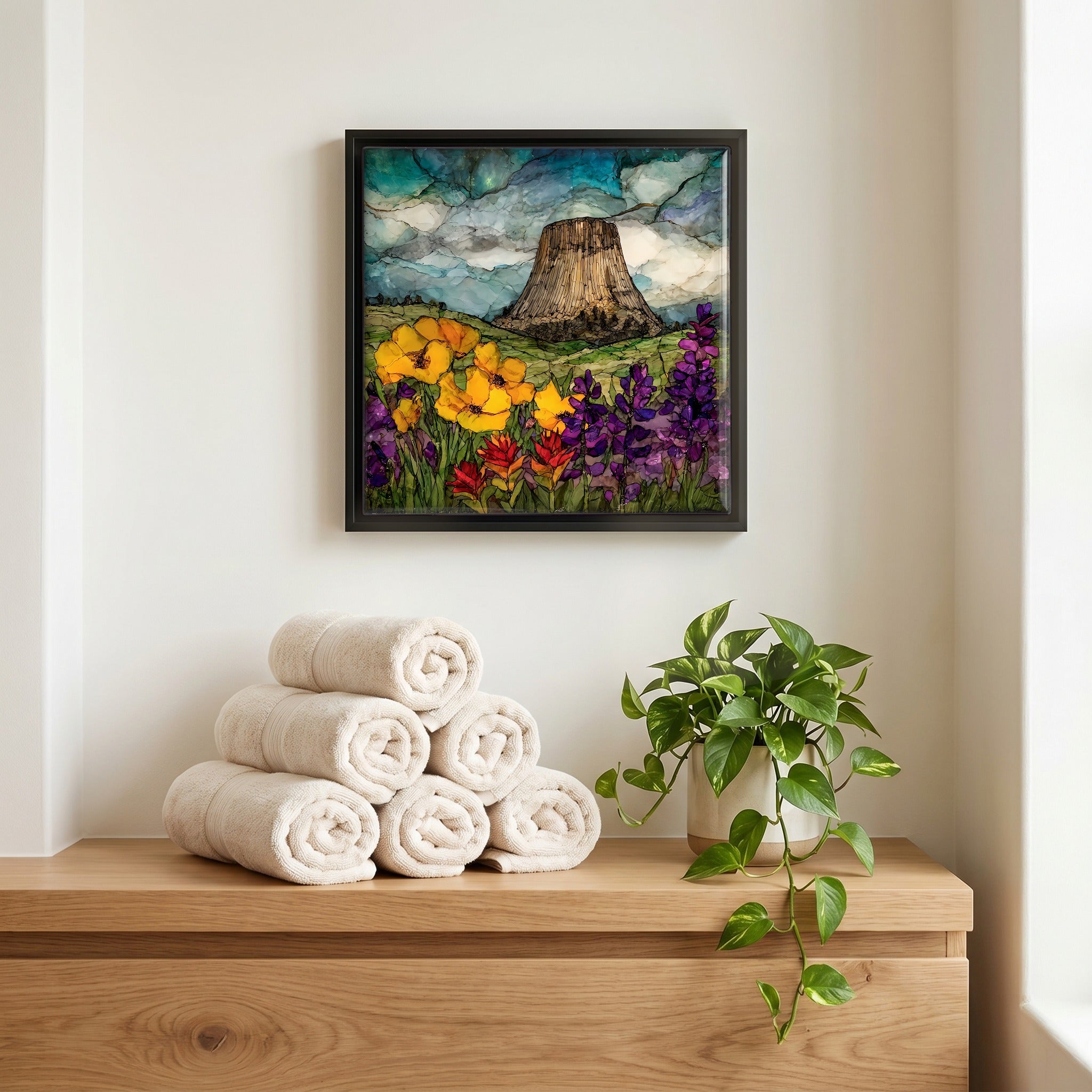 A quiet corner of the bath.