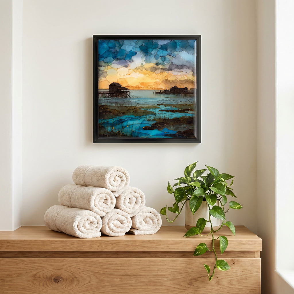 A quiet corner of the bath.