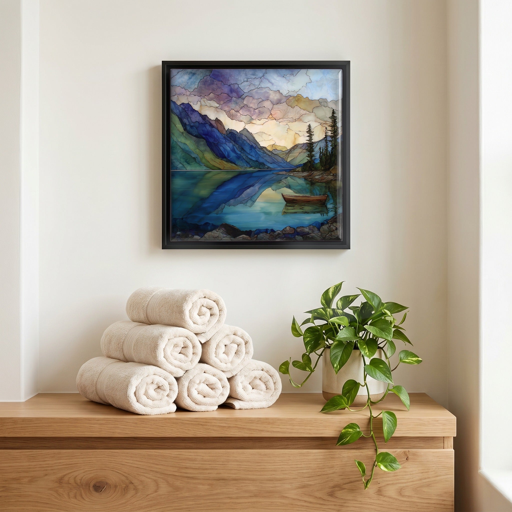 A quiet corner of the bath.