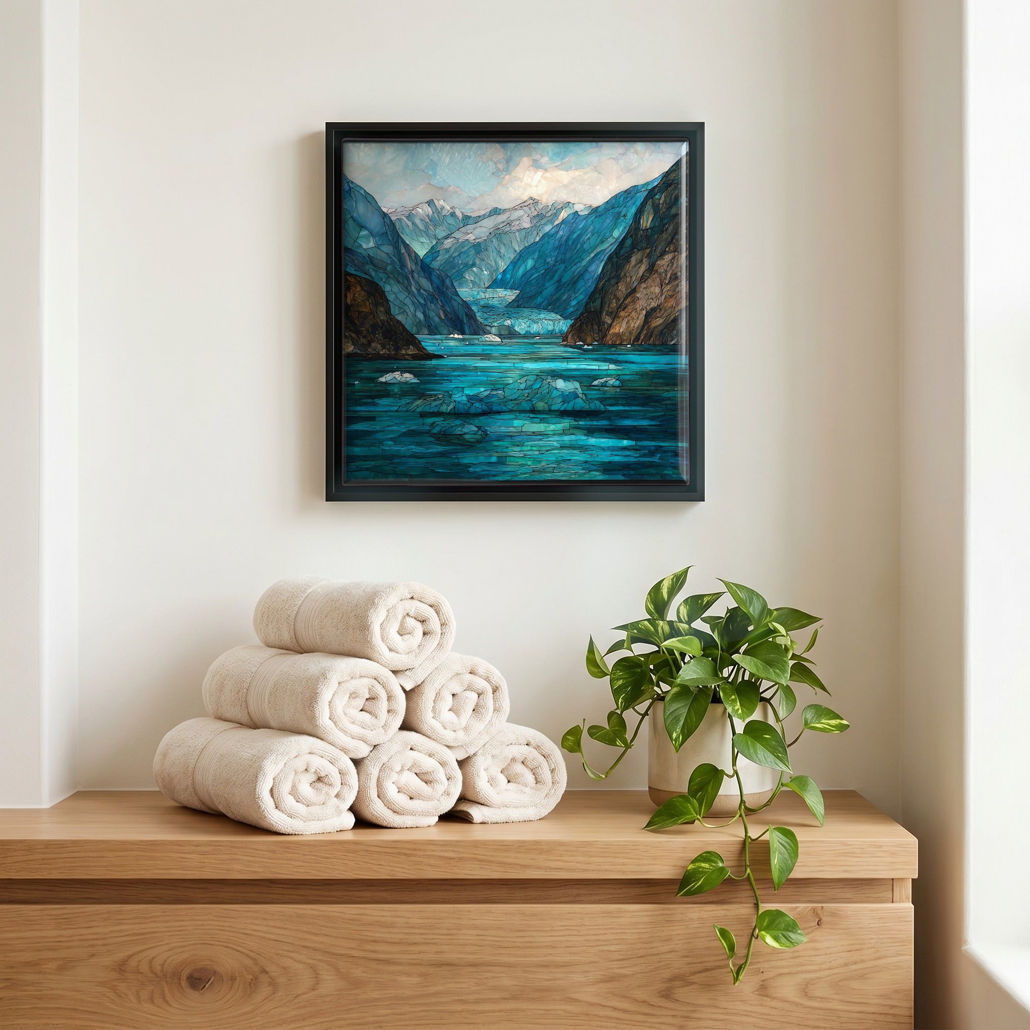 A quiet corner of the bath.