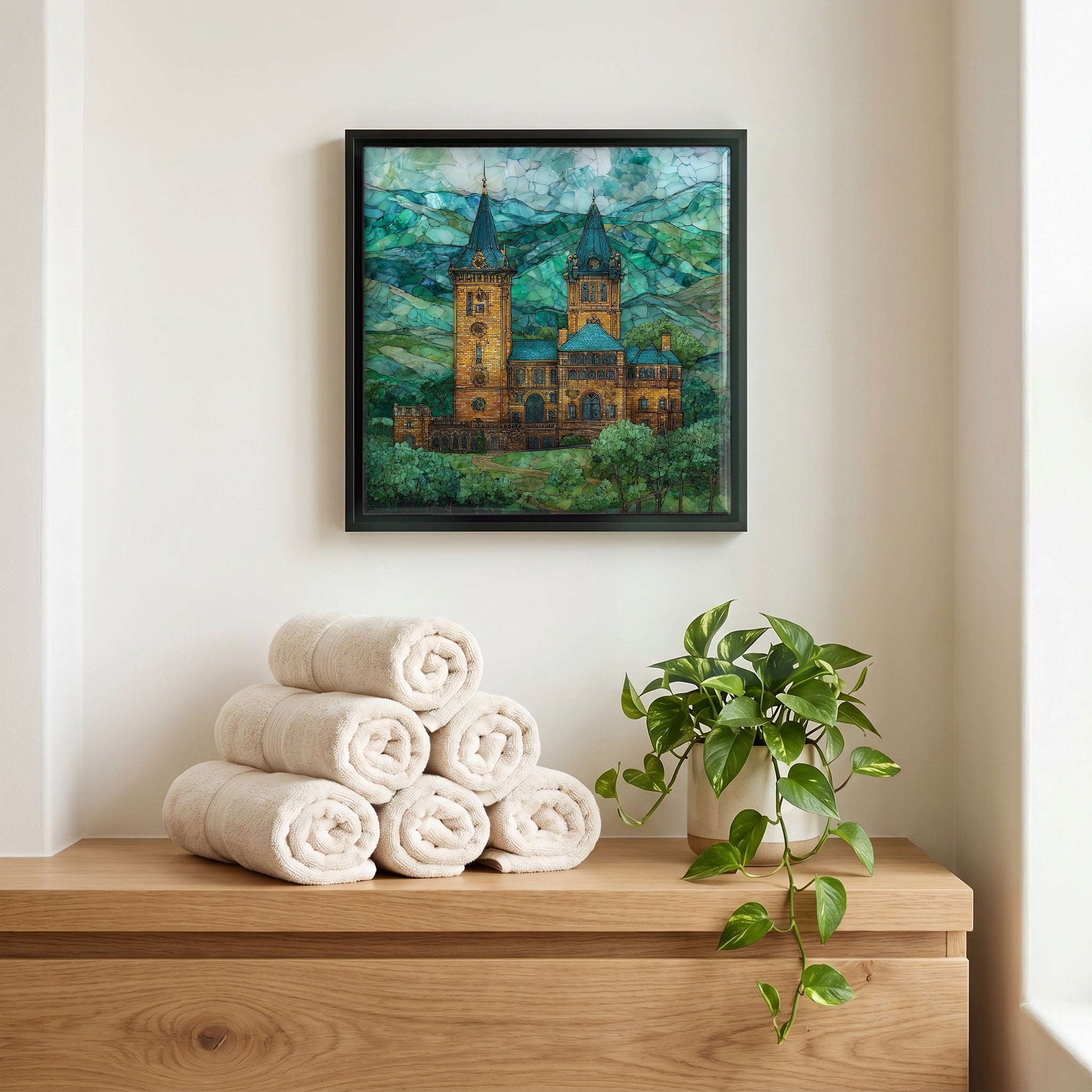 A quiet corner of the bath.