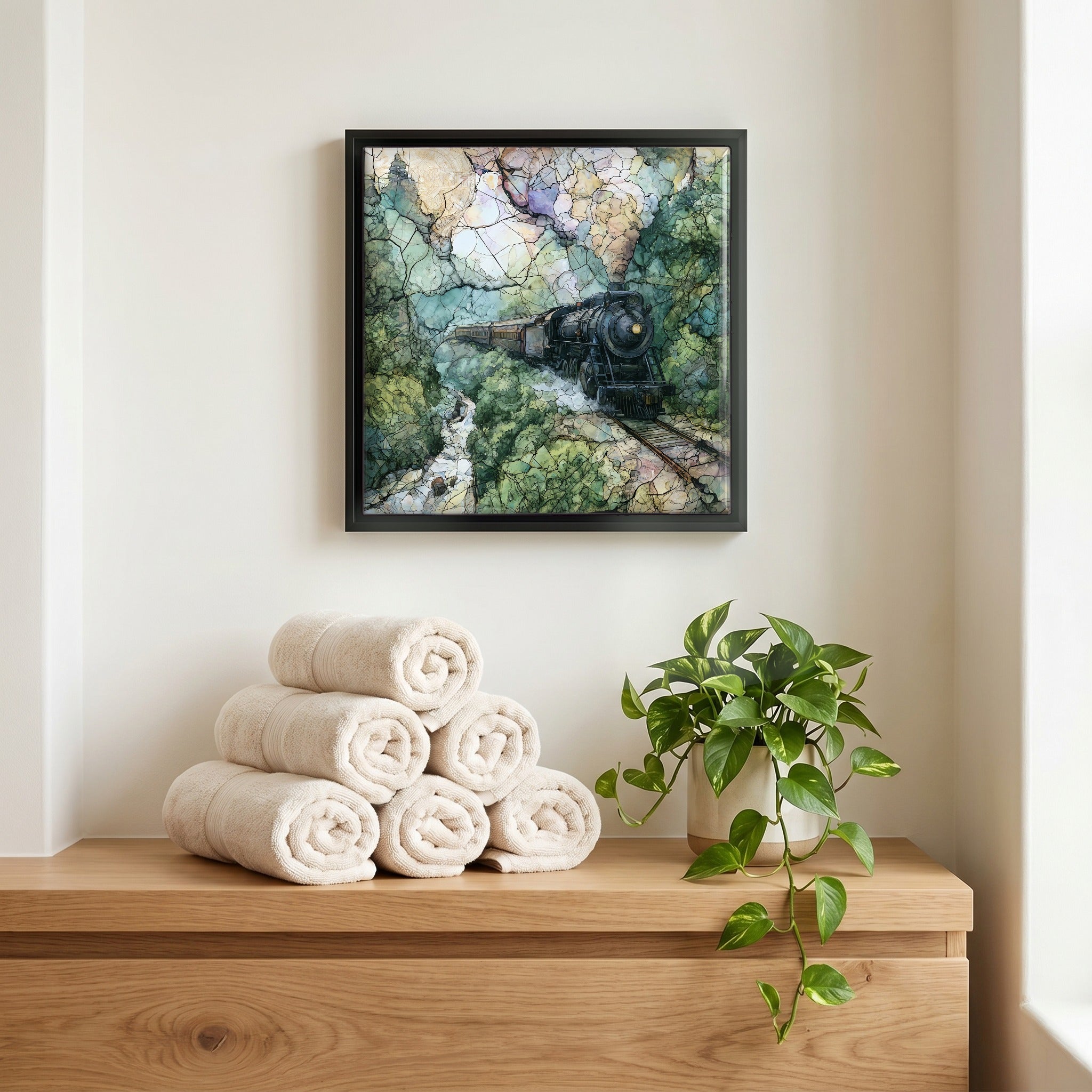 A quiet corner of the bath.