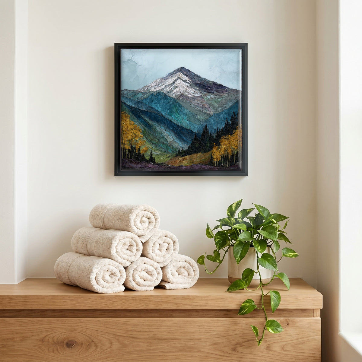 A quiet corner of the bath.