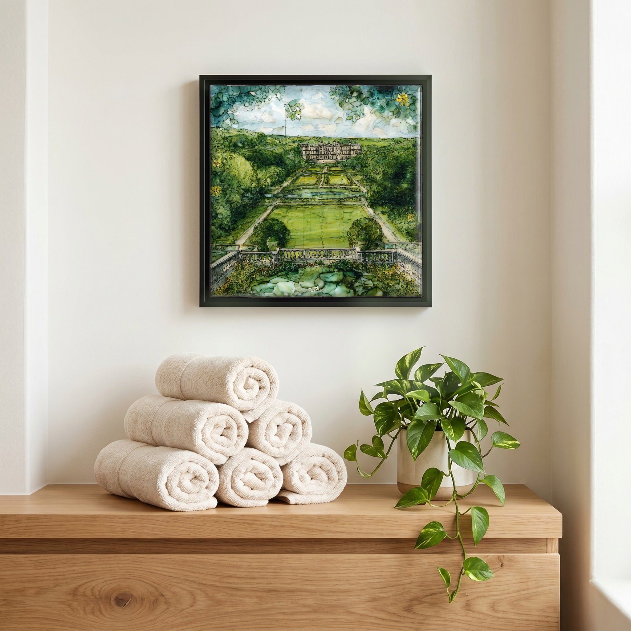 A quiet corner of the bath.