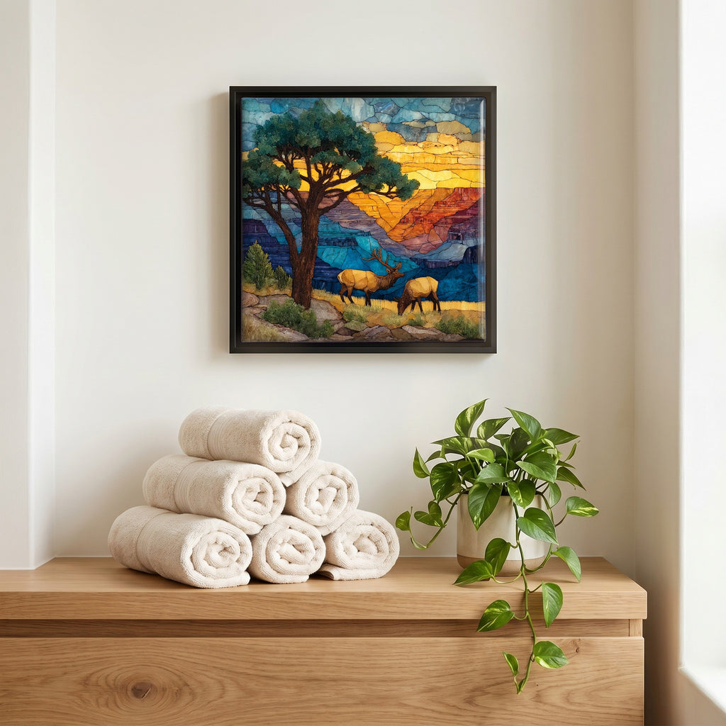A quiet corner of the bath.
