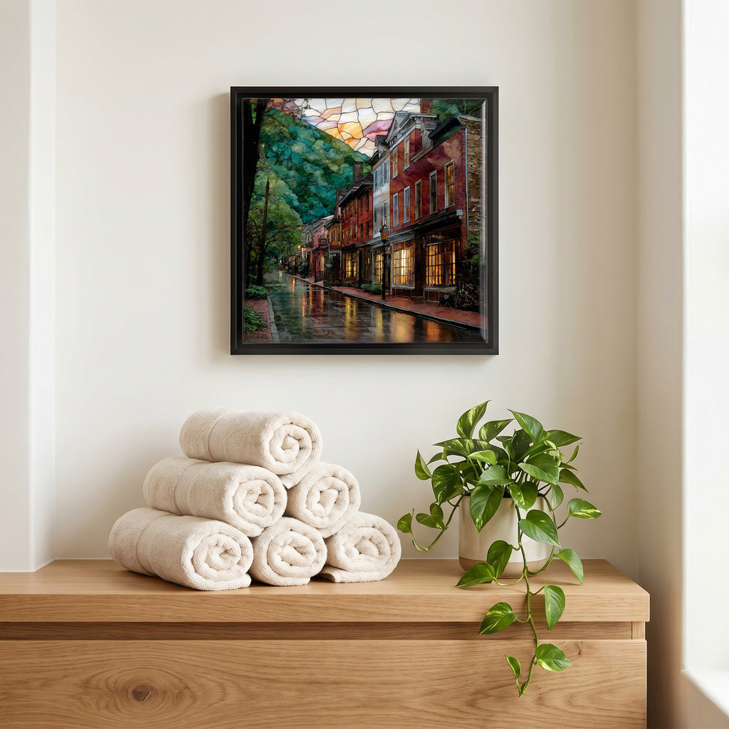 A quiet corner of the bath.