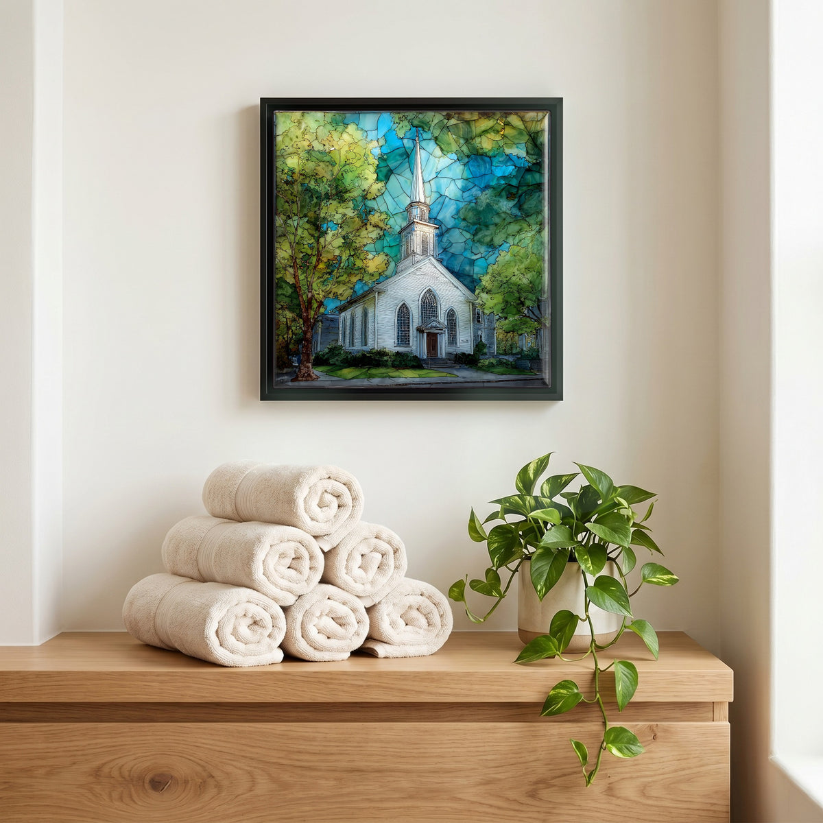 A quiet corner of the bath.