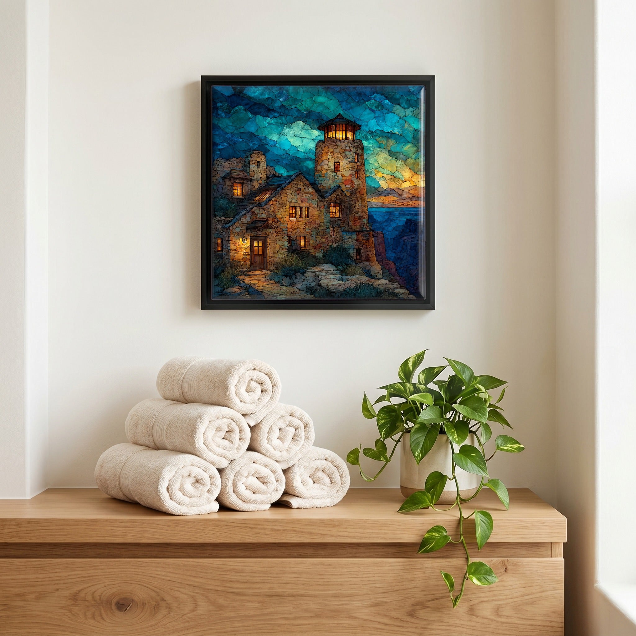 A quiet corner of the bath.