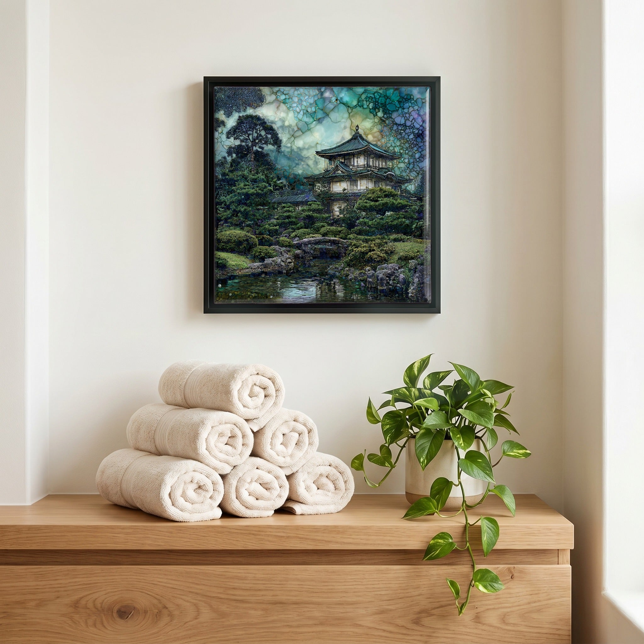 A quiet corner of the bath.