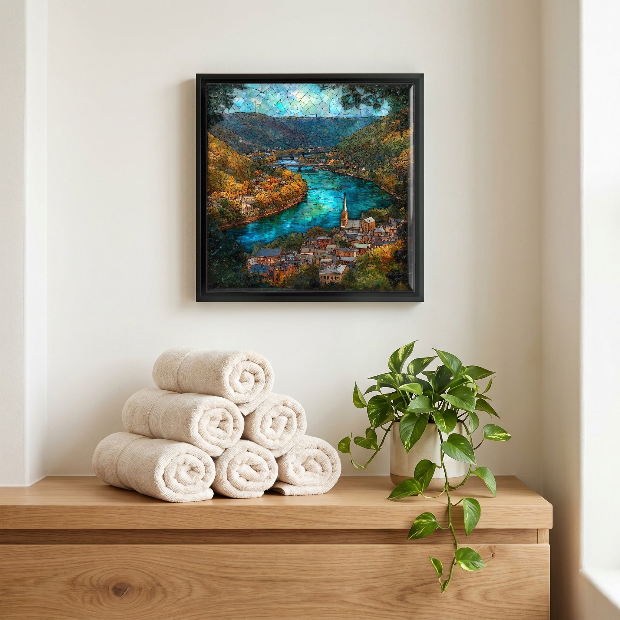 A quiet corner of the bath.