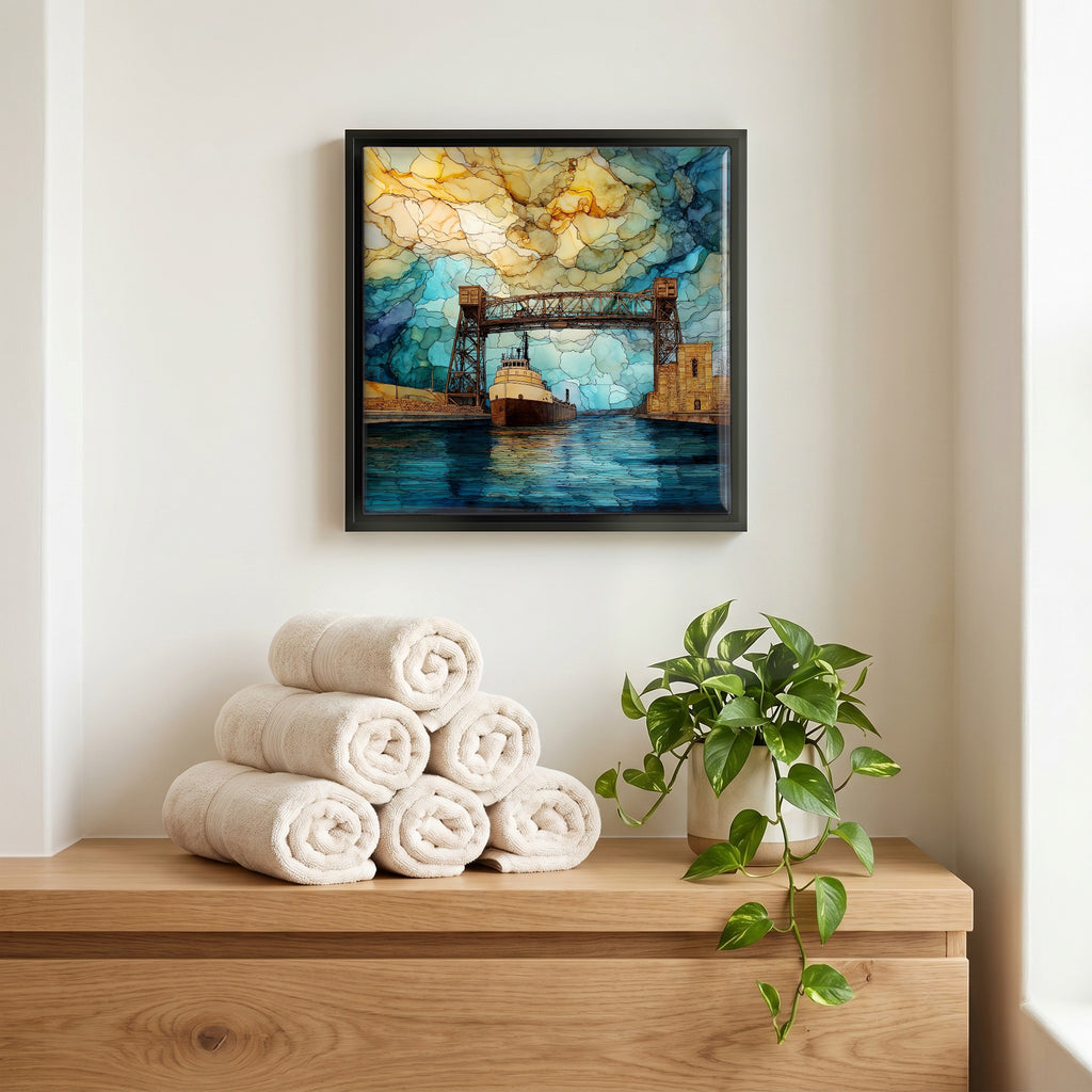A quiet corner of the bath.