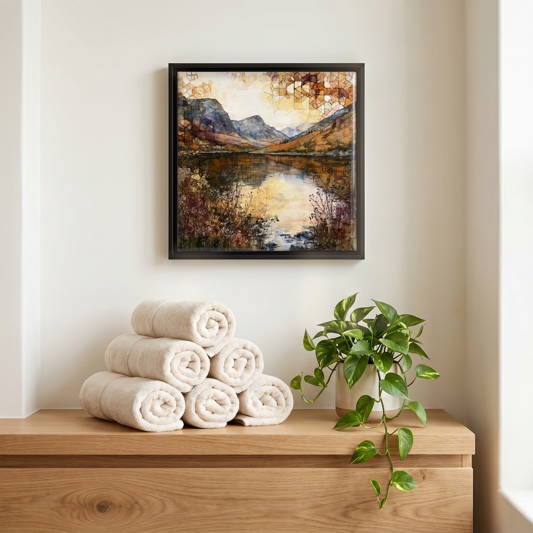 A quiet corner of the bath.