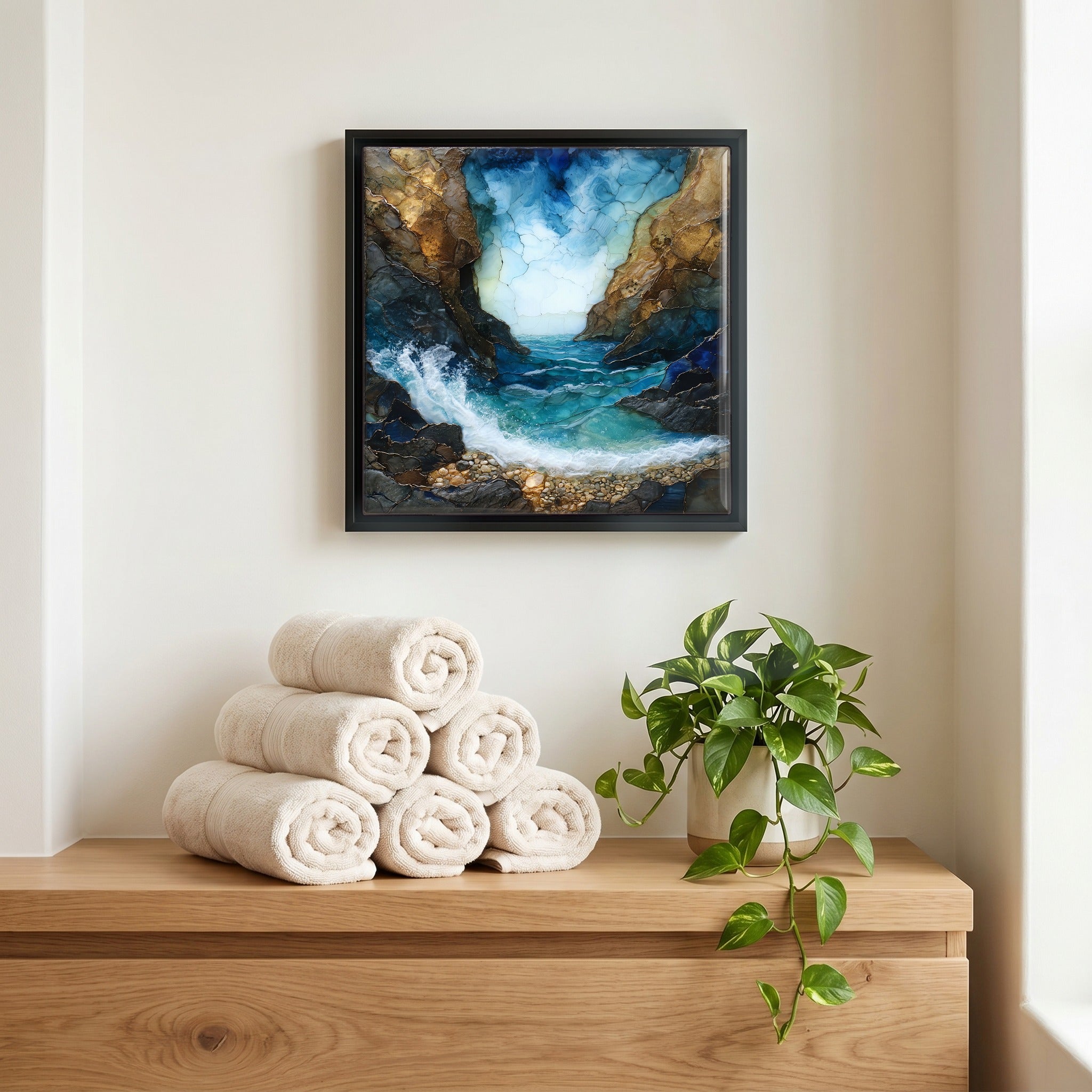 A quiet corner of the bath.