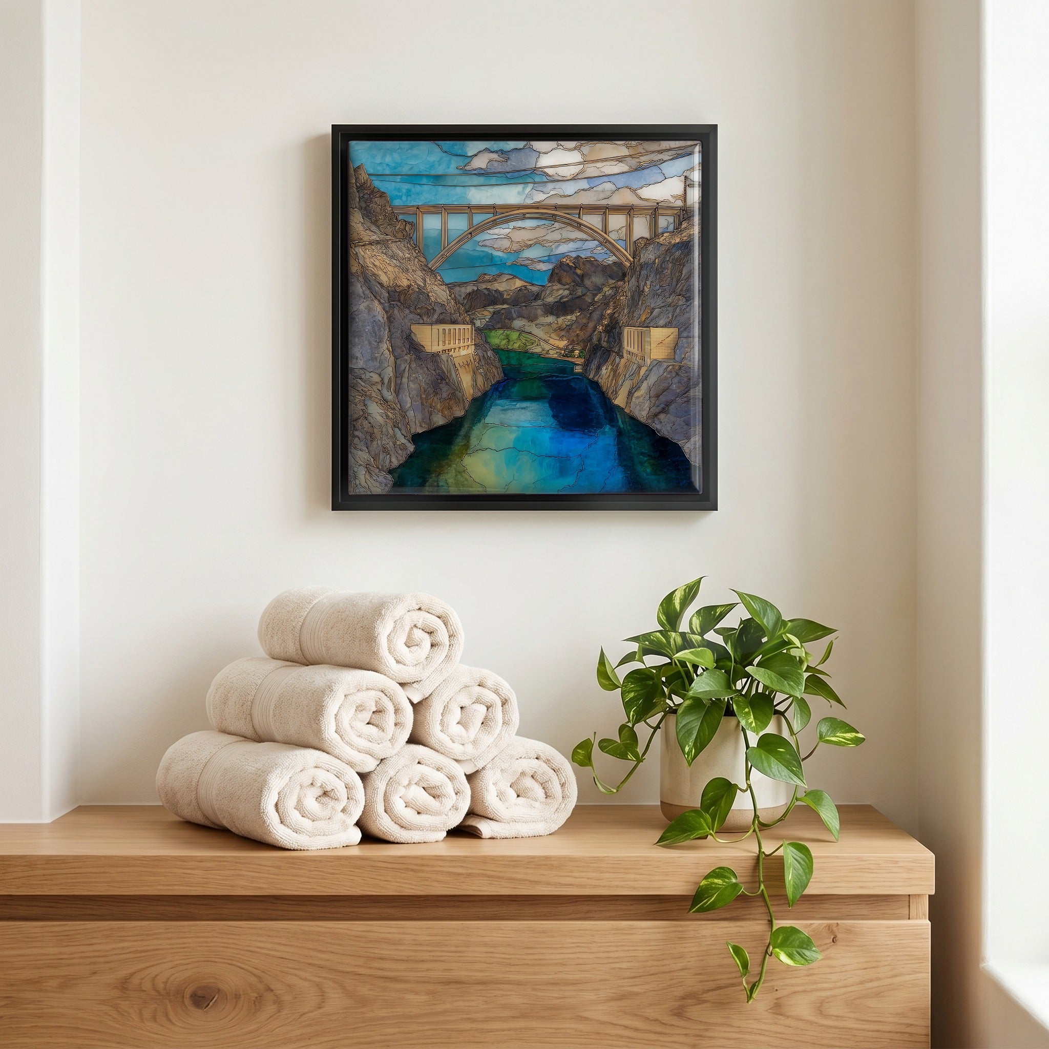 A quiet corner of the bath.