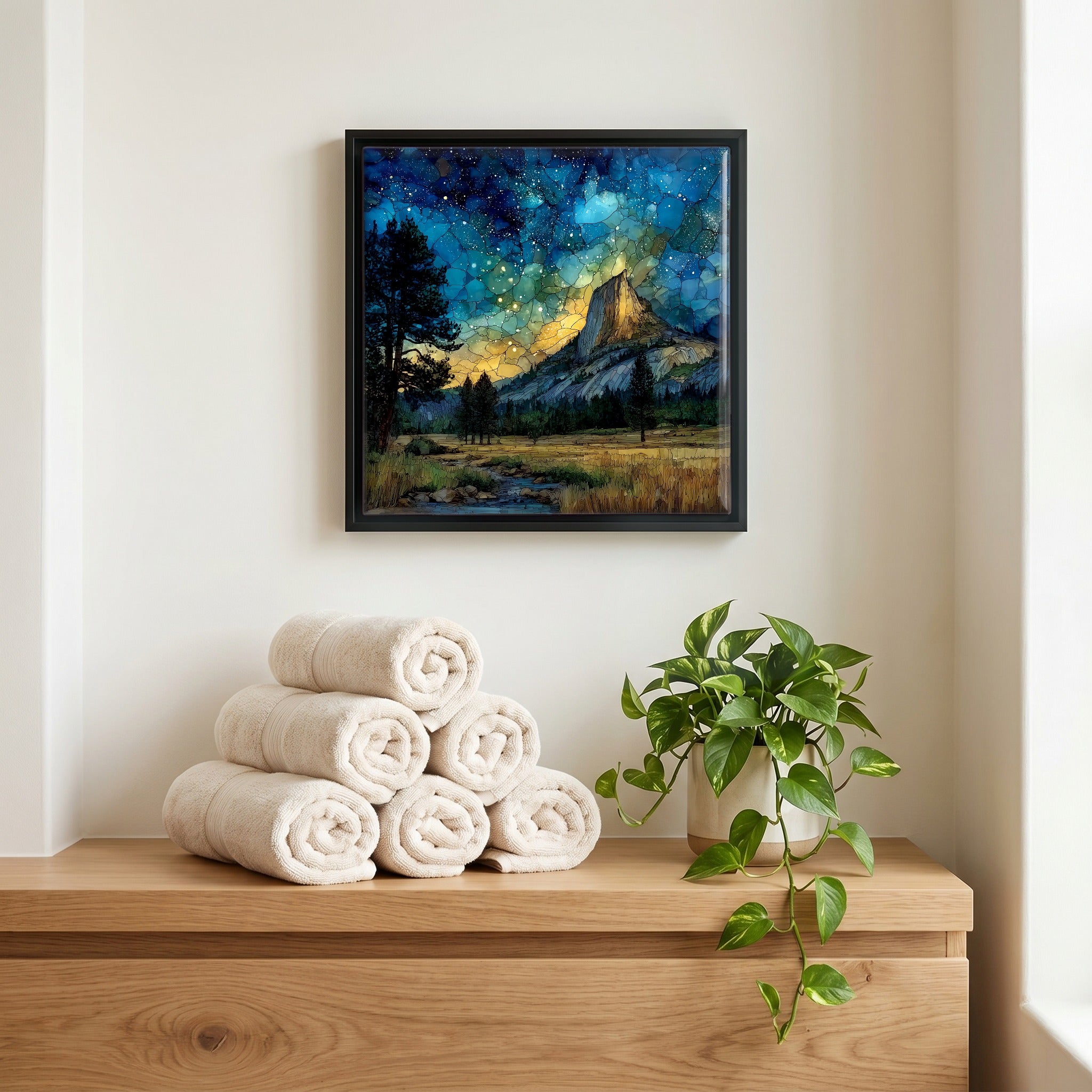 A quiet corner of the bath.