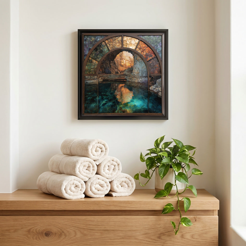 A quiet corner of the bath.