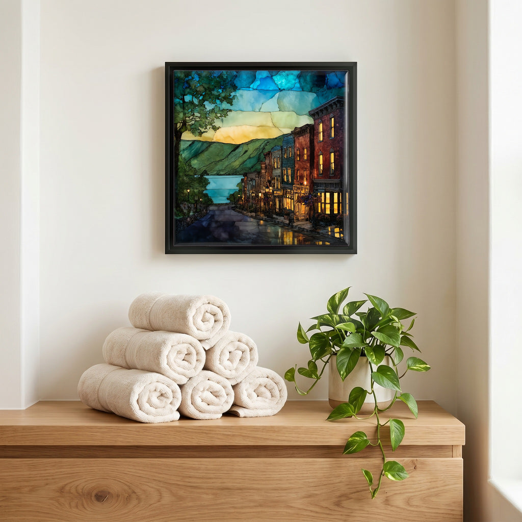 A quiet corner of the bath.