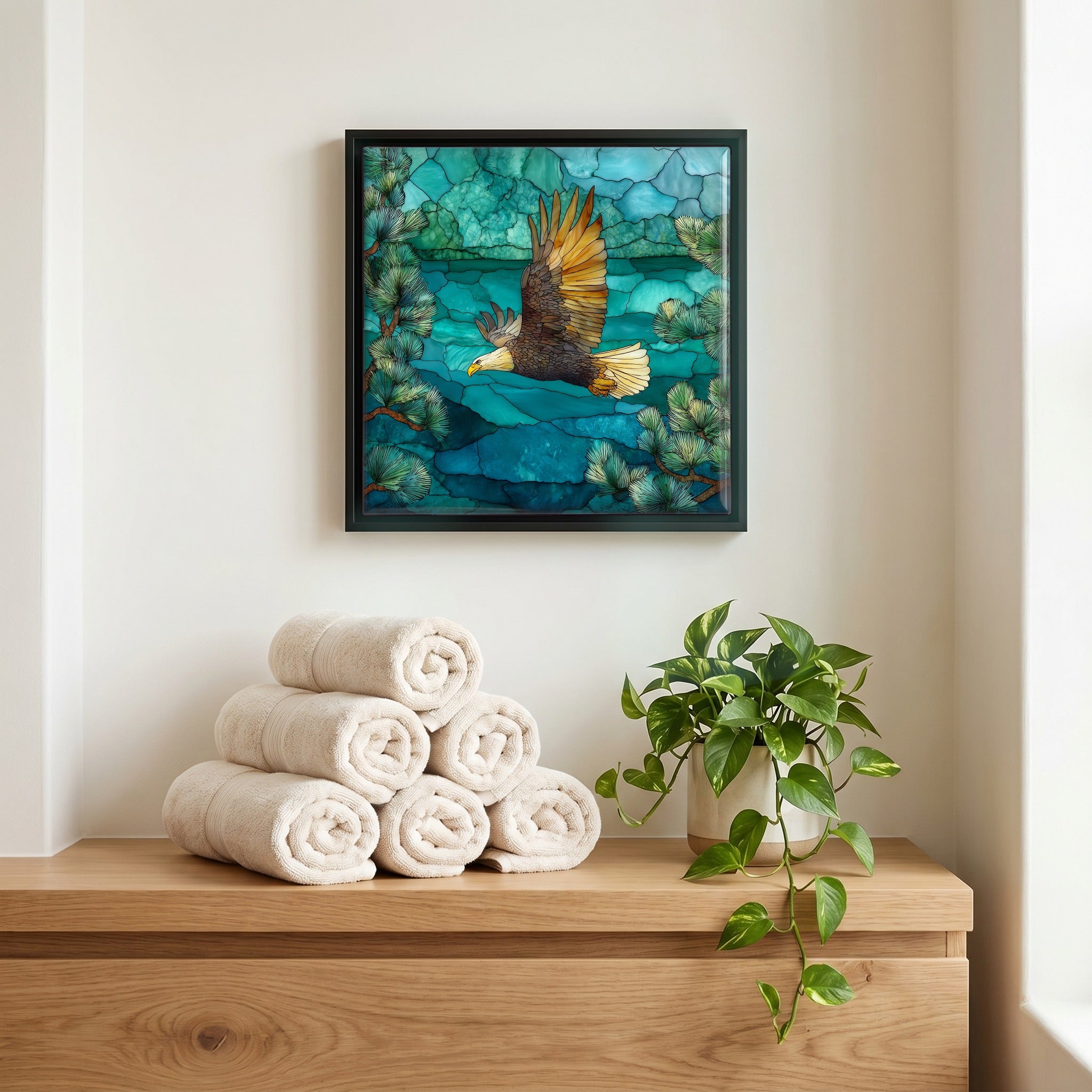 A quiet corner of the bath.