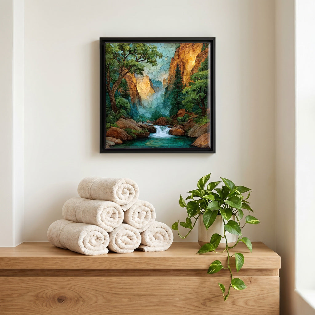 A quiet corner of the bath.