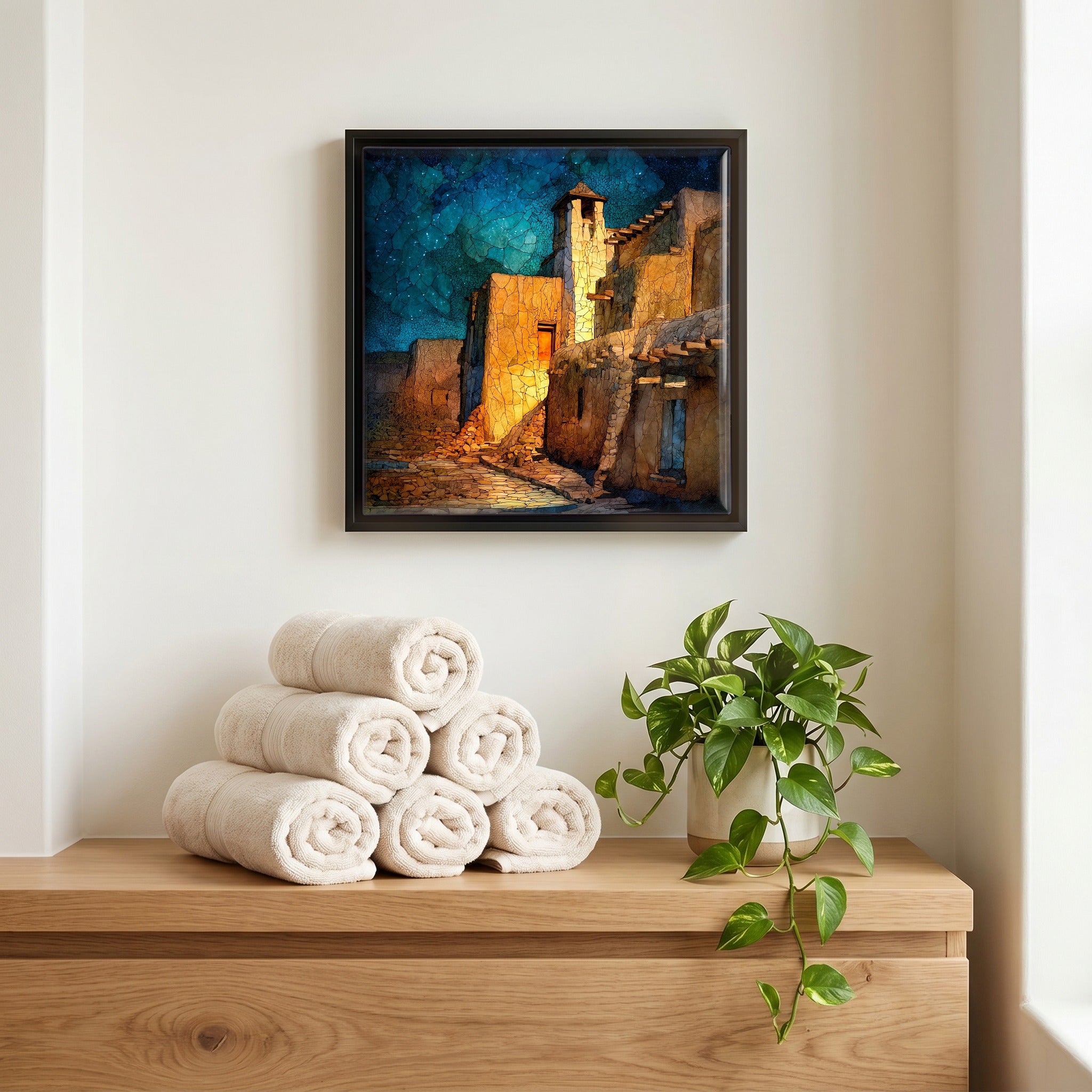 A quiet corner of the bath.