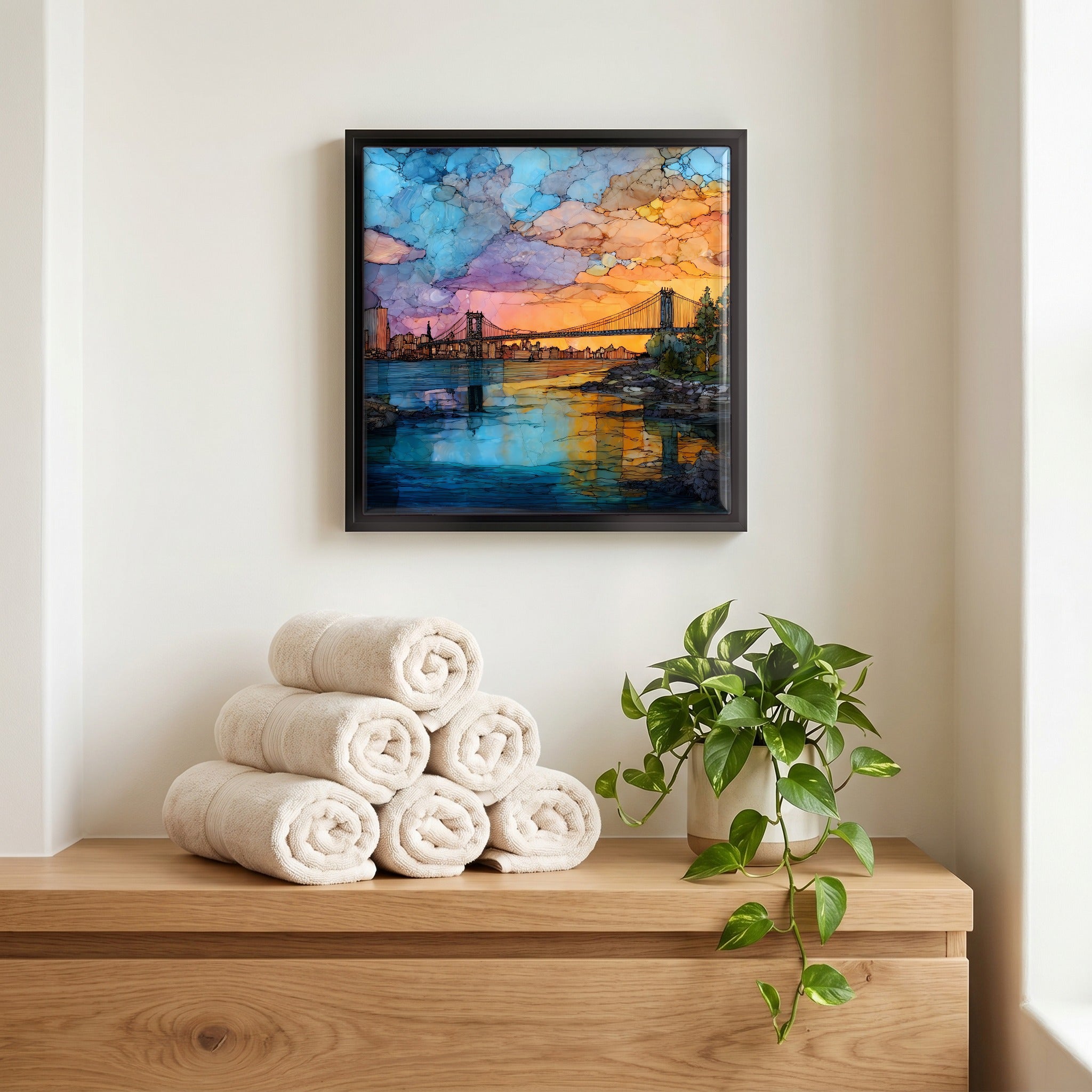 A quiet corner of the bath.