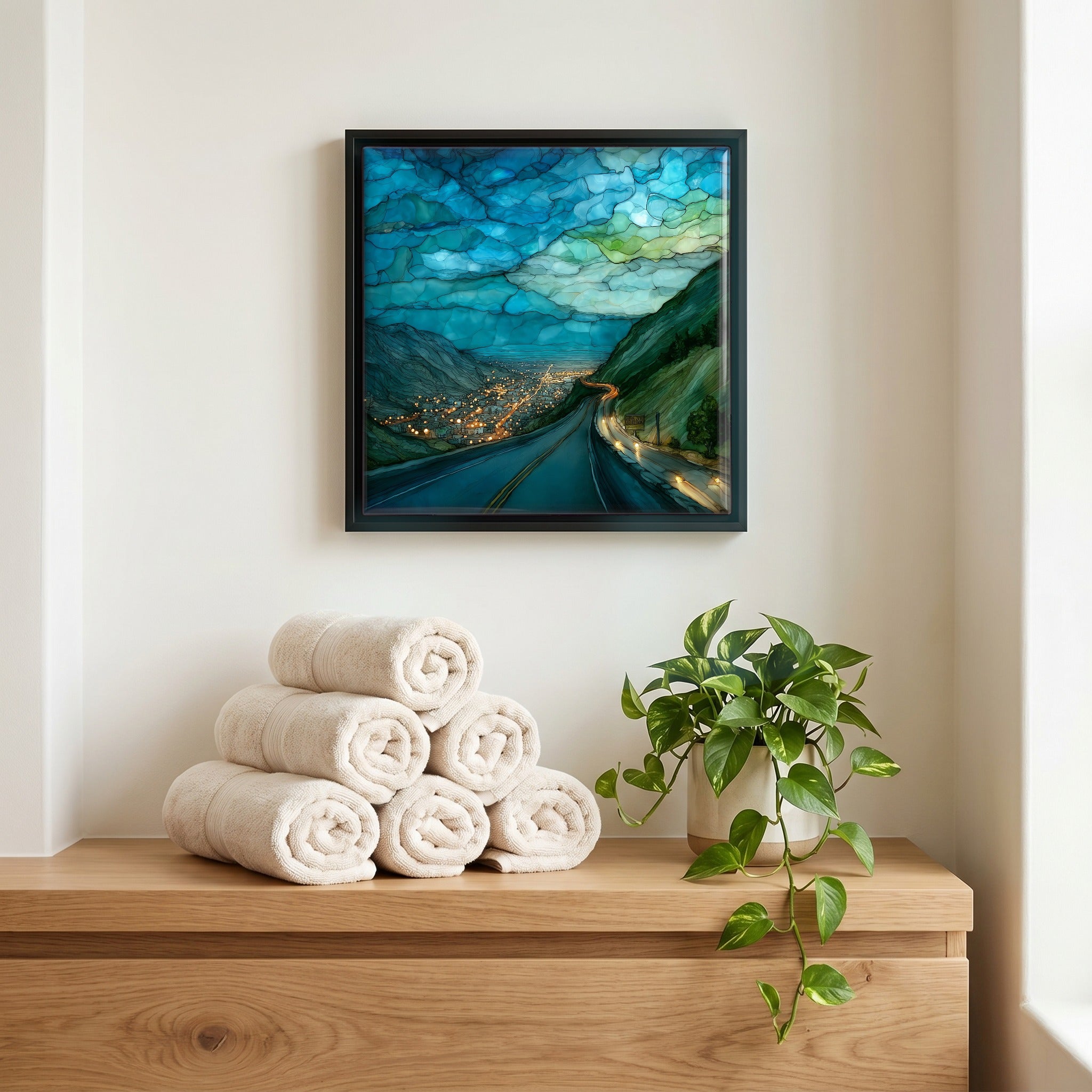 A quiet corner of the bath.