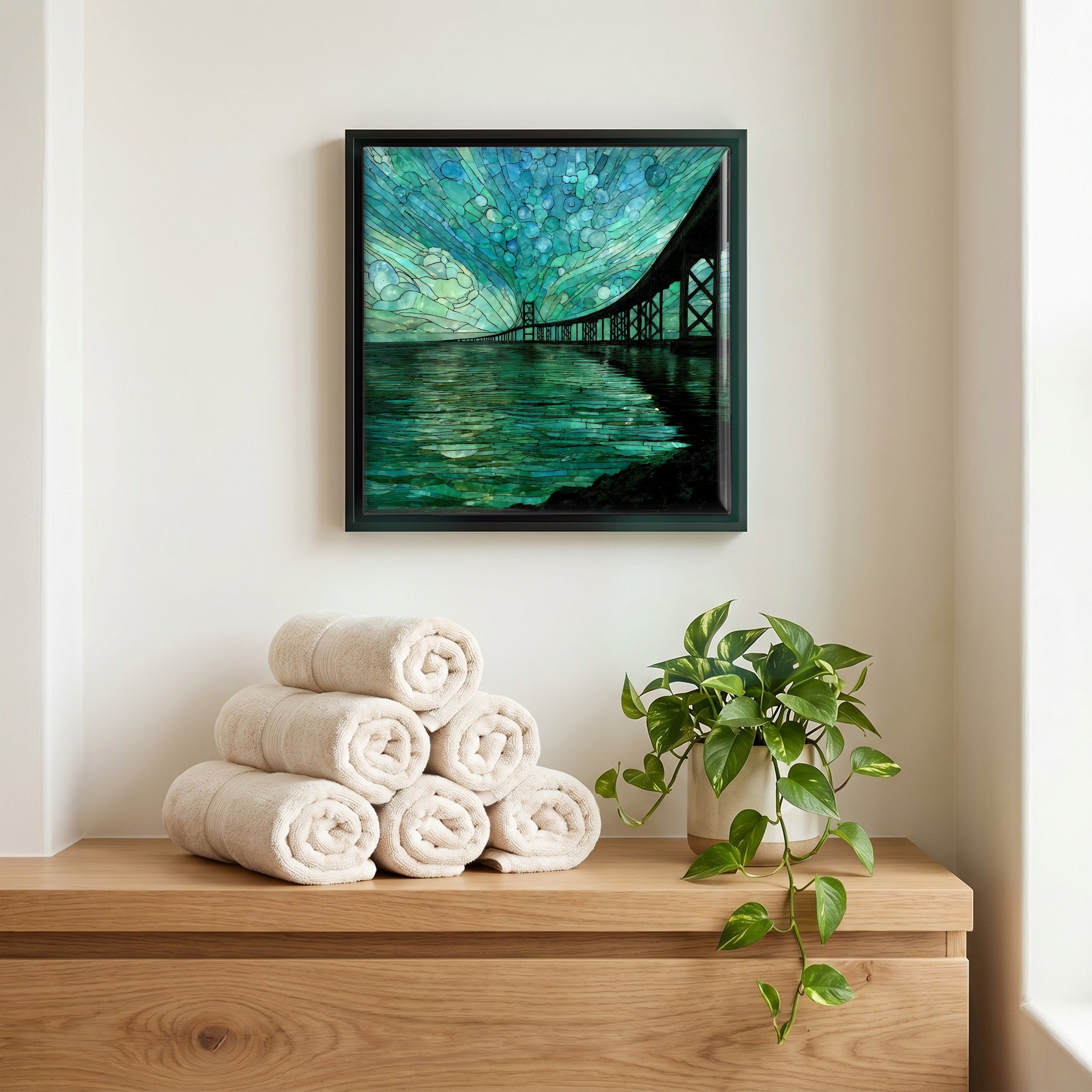 A quiet corner of the bath.