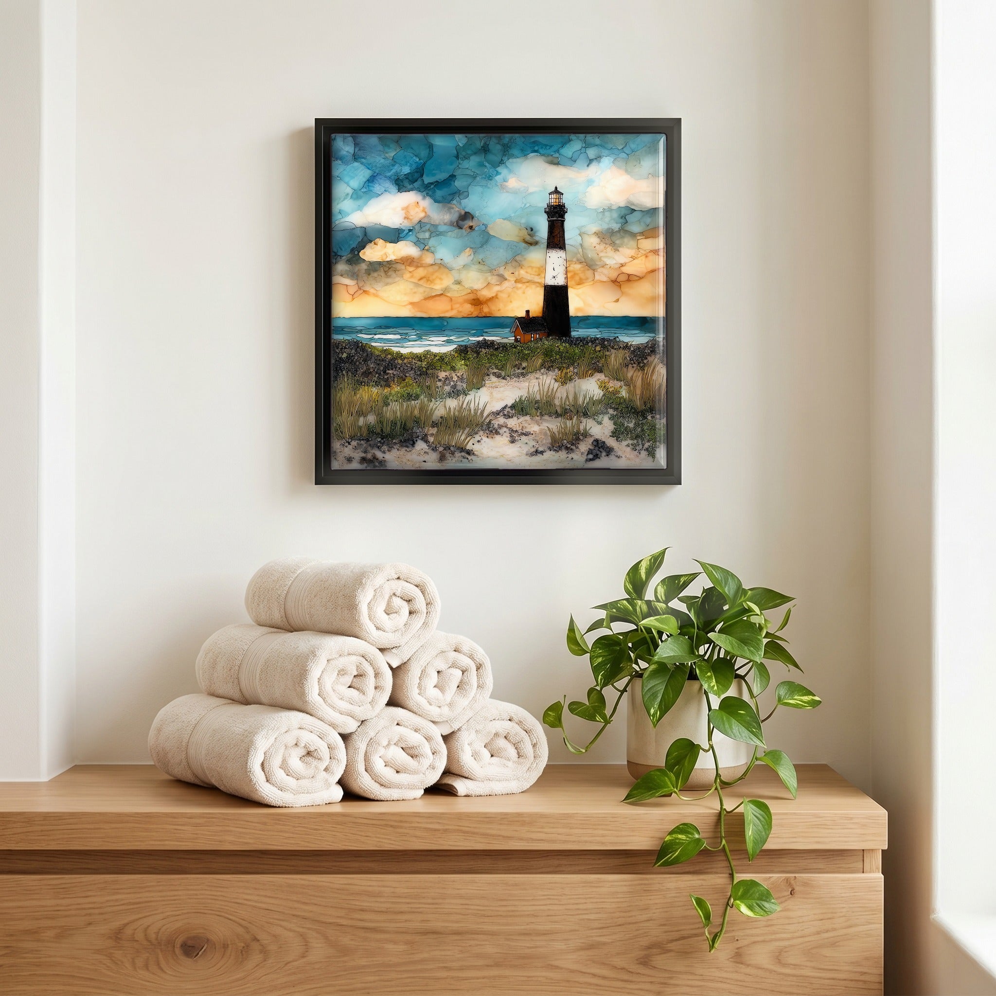 A quiet corner of the bath.