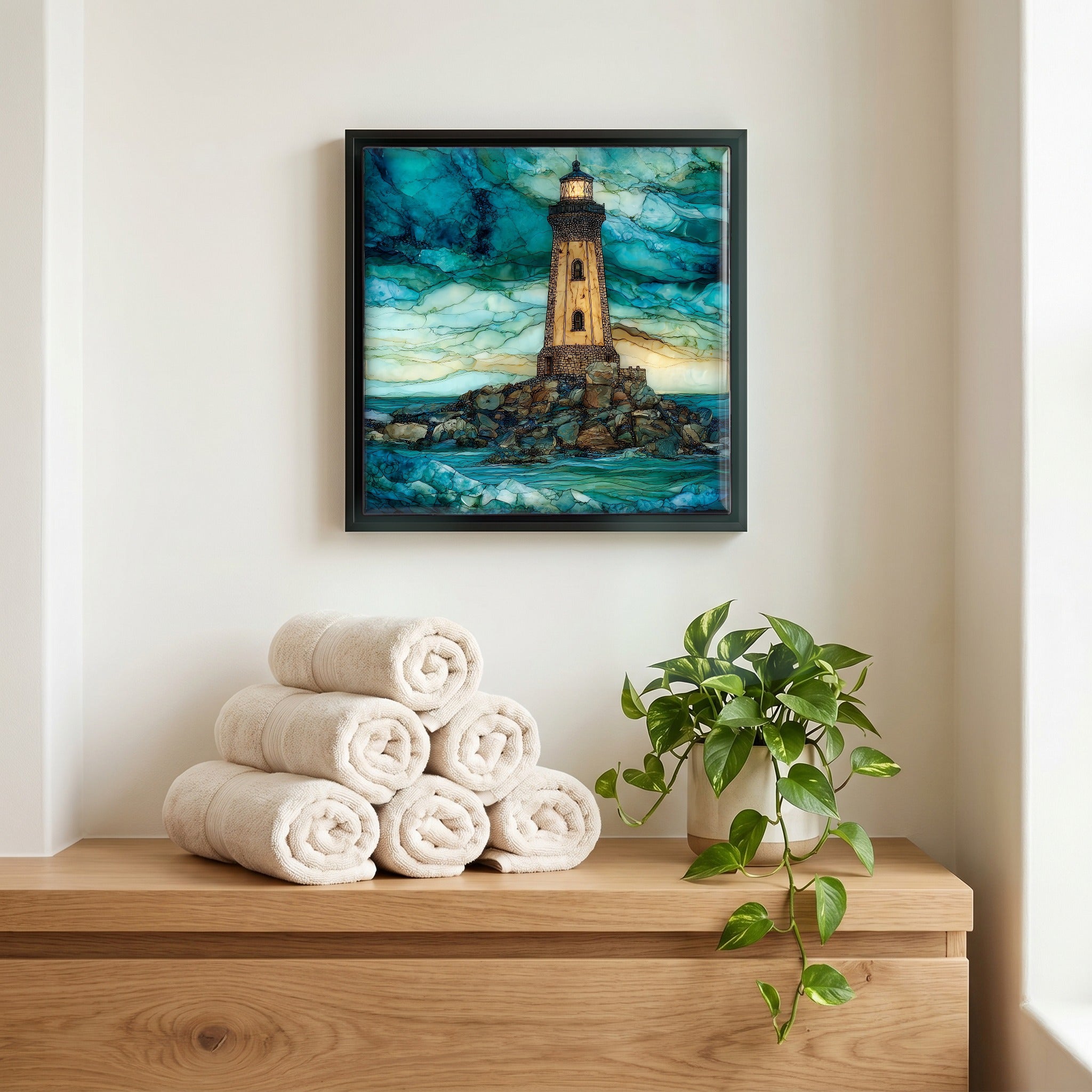 A quiet corner of the bath.