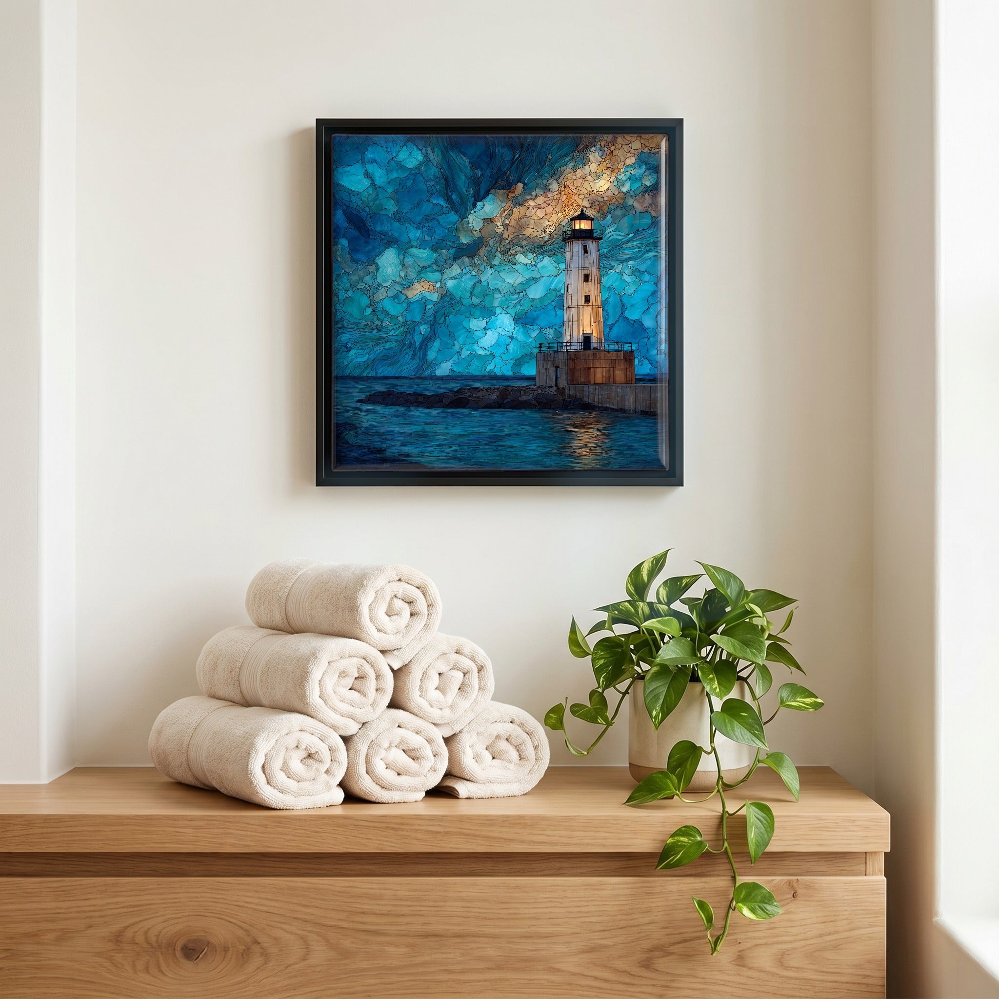 A quiet corner of the bath.