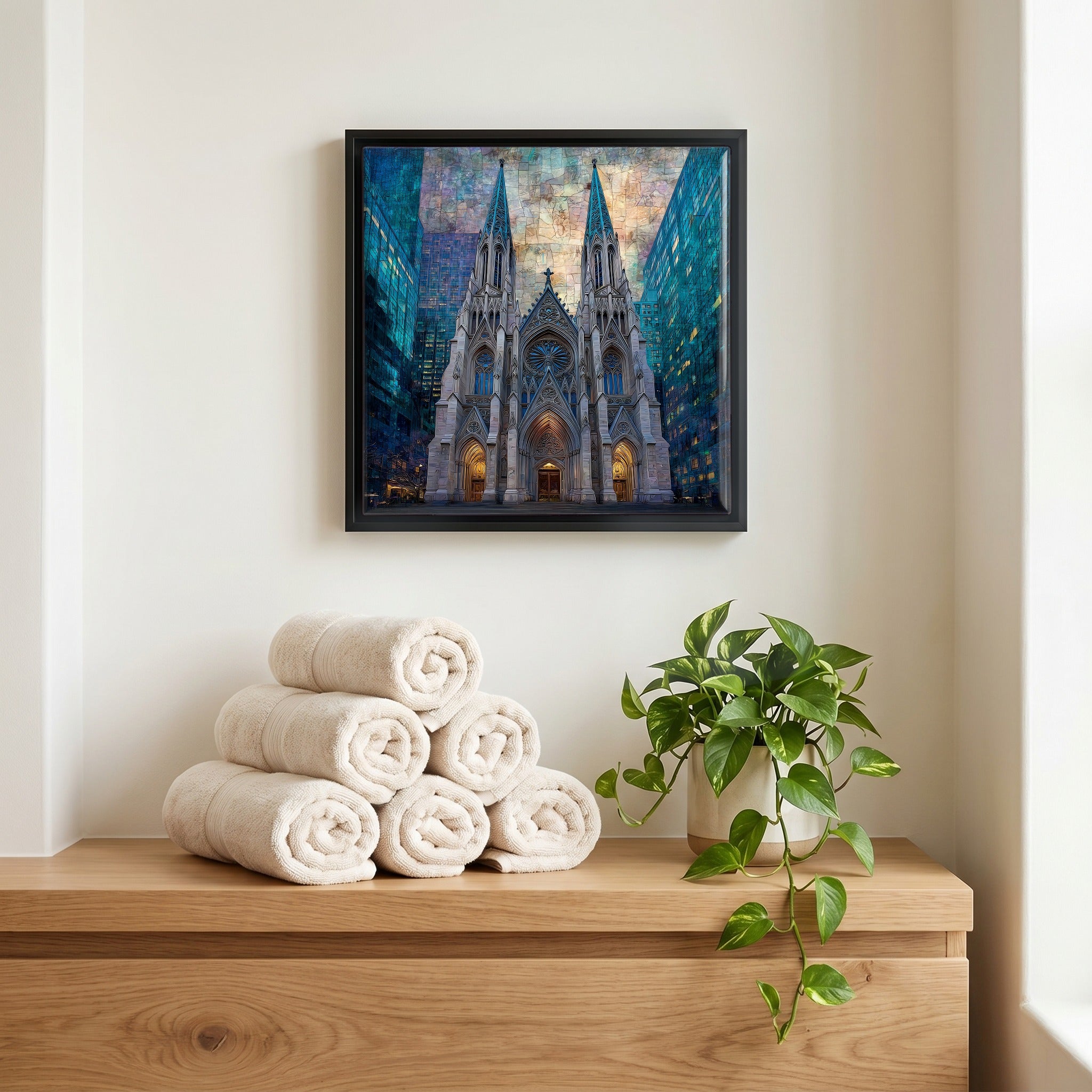 A quiet corner of the bath.