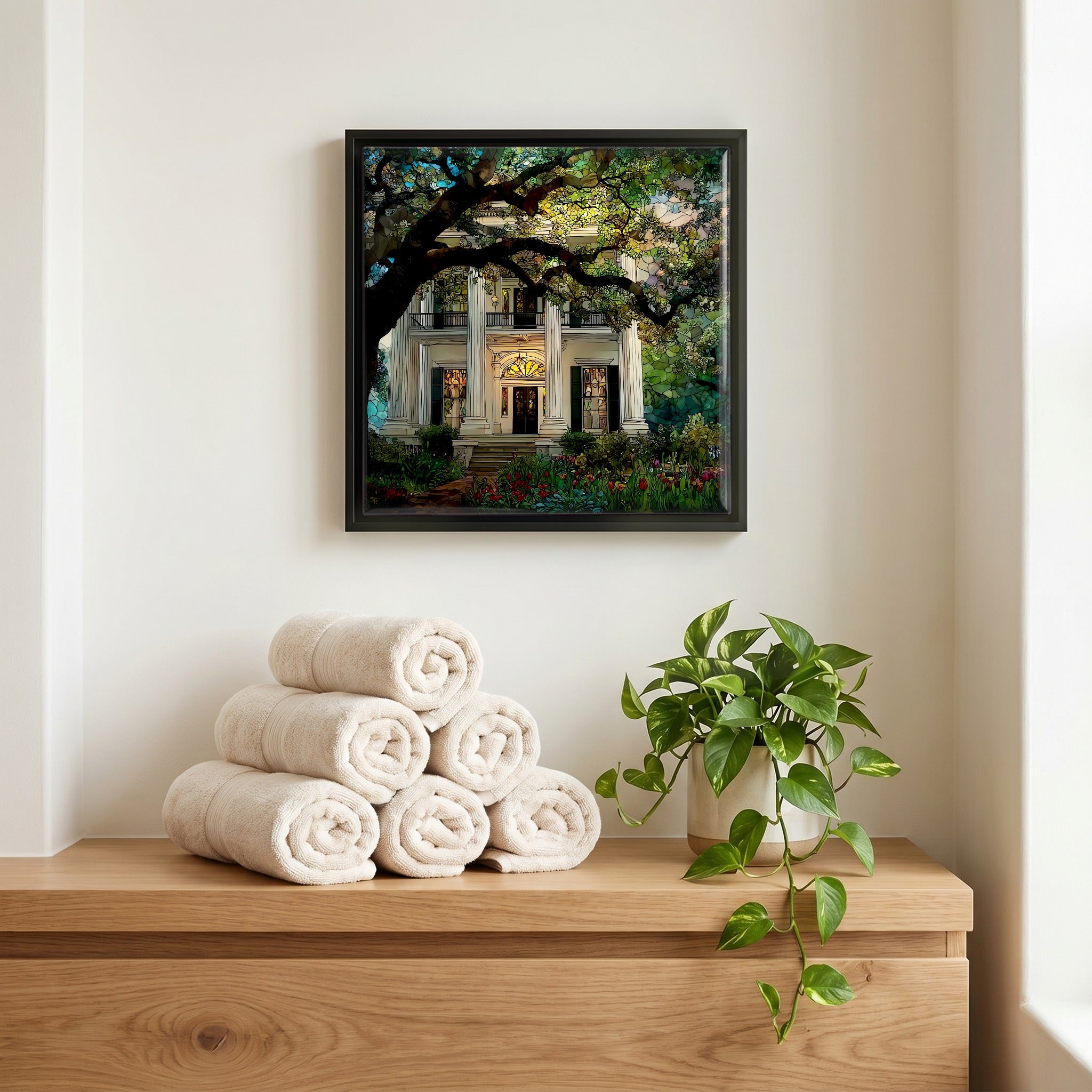 A quiet corner of the bath.