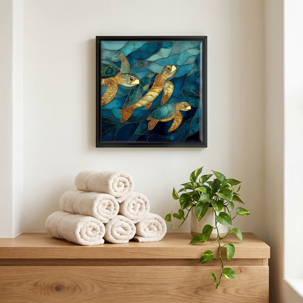 A quiet corner of the bath.