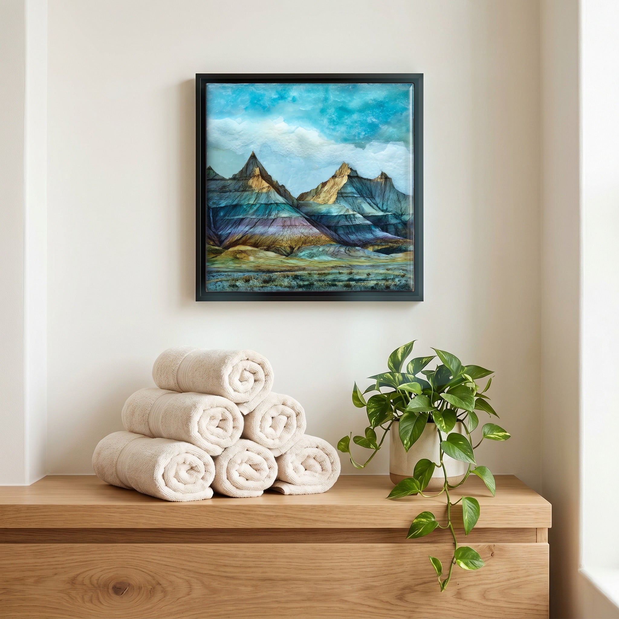 A quiet corner of the bath.