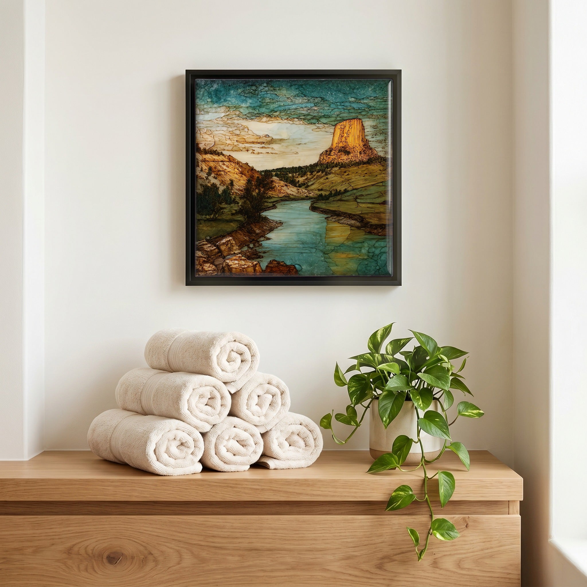 A quiet corner of the bath.