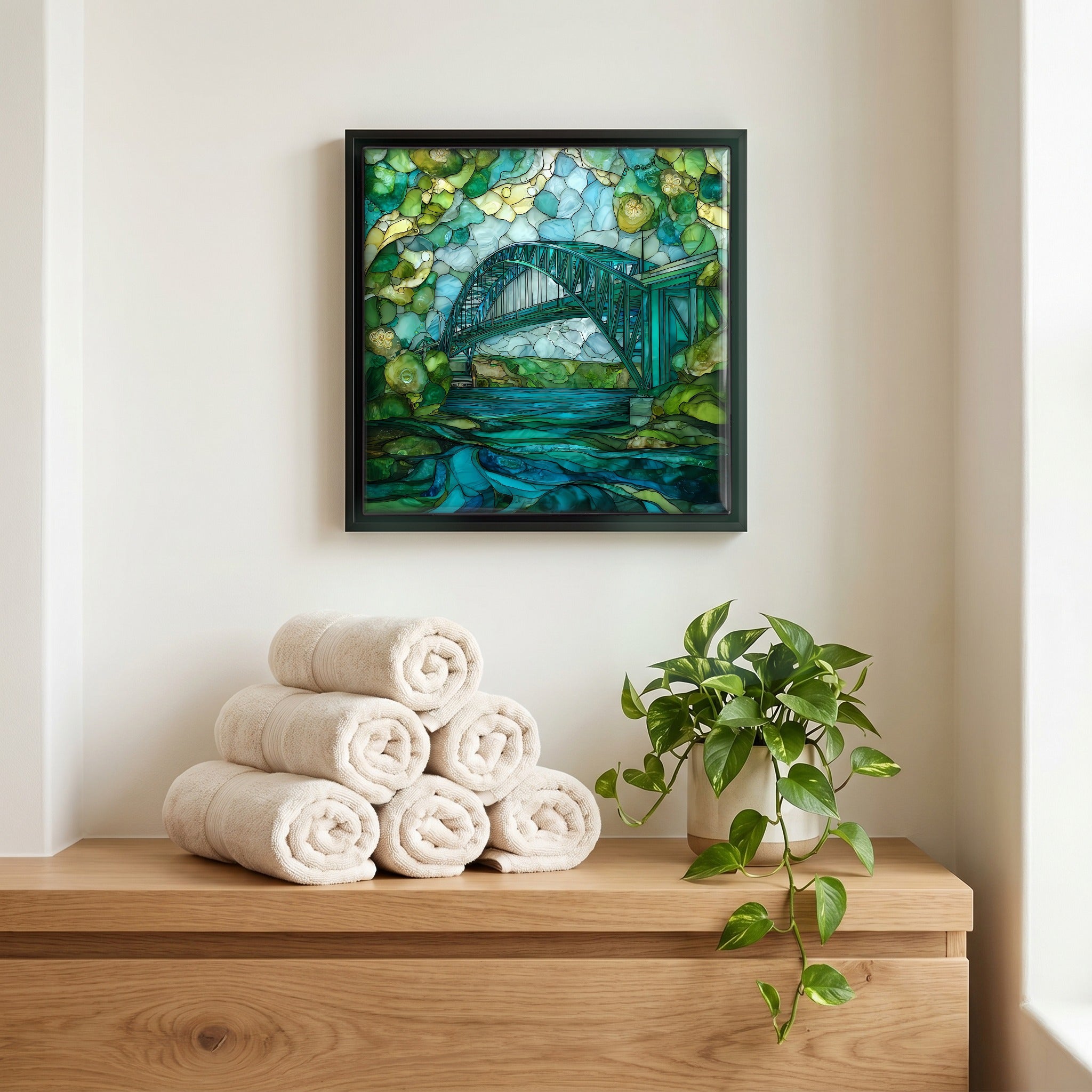 A quiet corner of the bath.