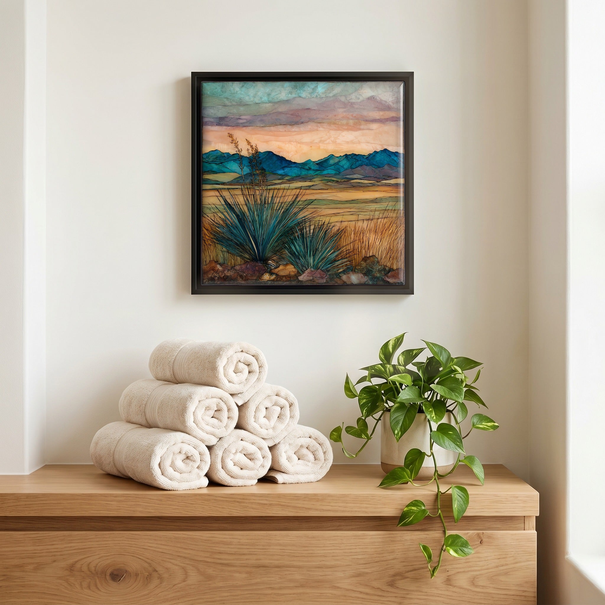 A quiet corner of the bath.
