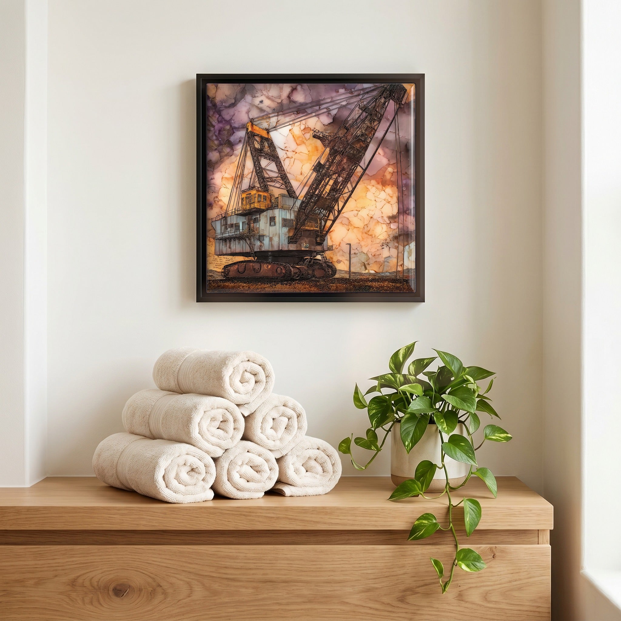 A quiet corner of the bath.