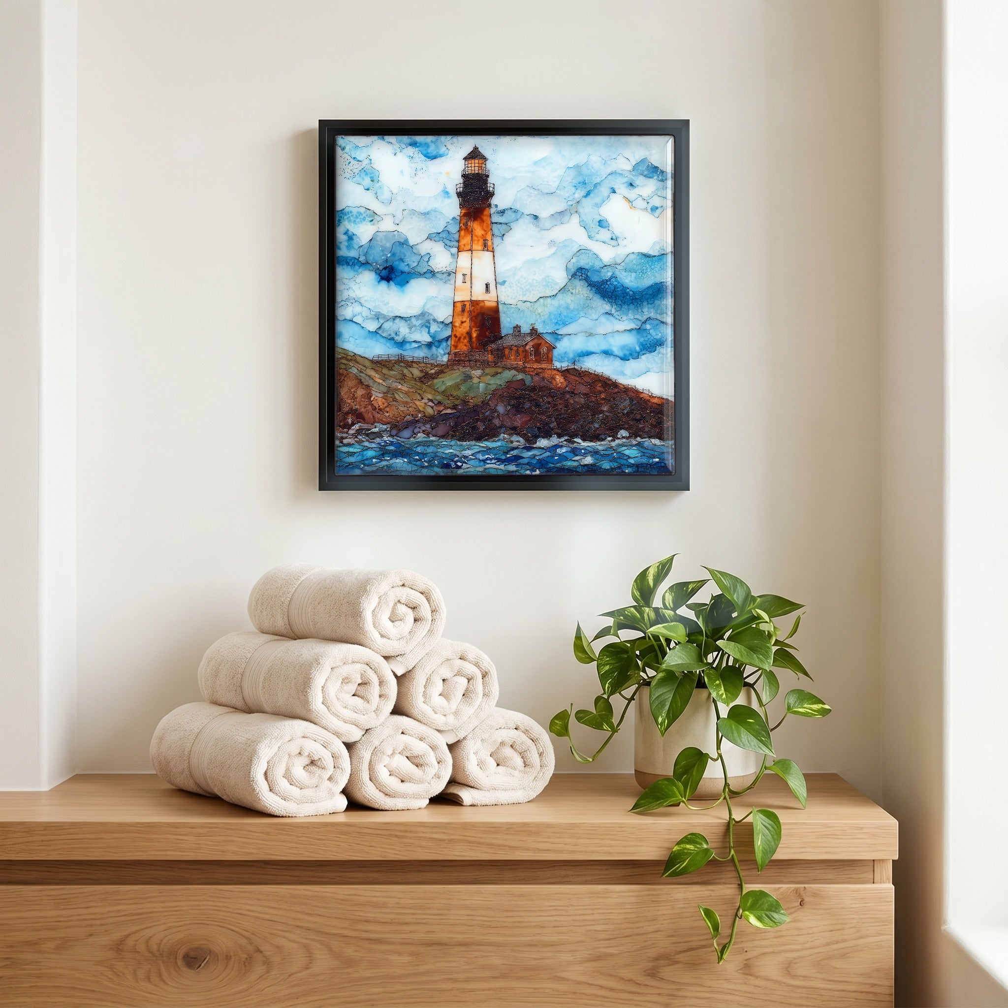 A quiet corner of the bath.