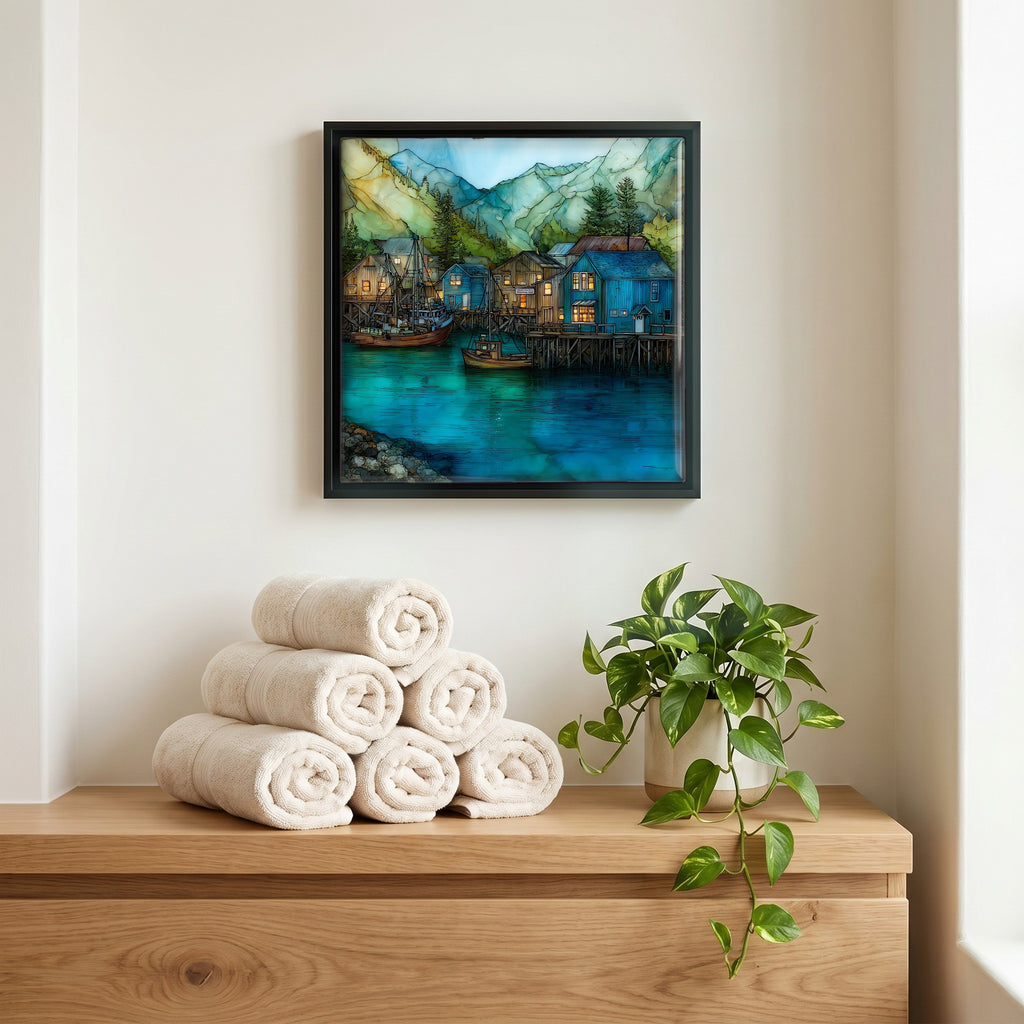 A quiet corner of the bath.