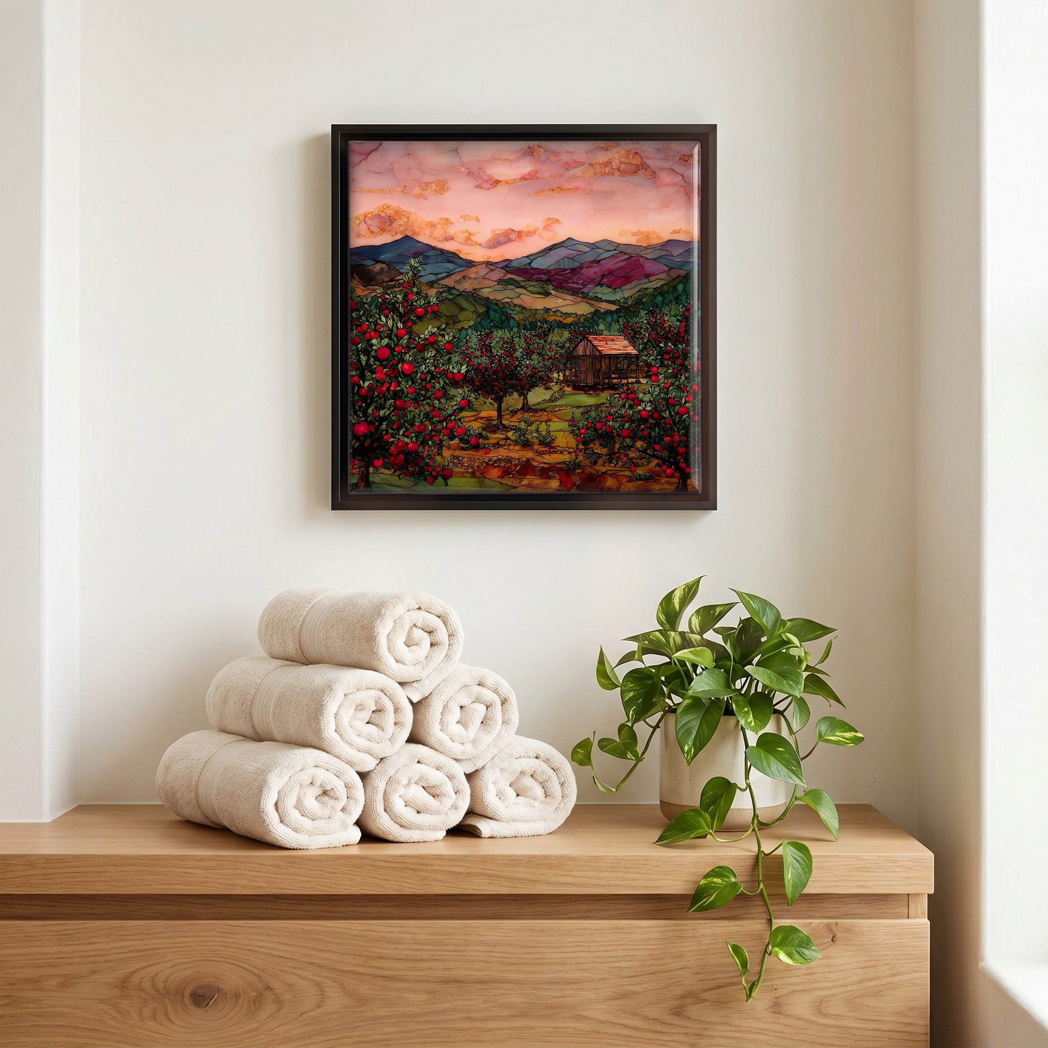 A quiet corner of the bath.