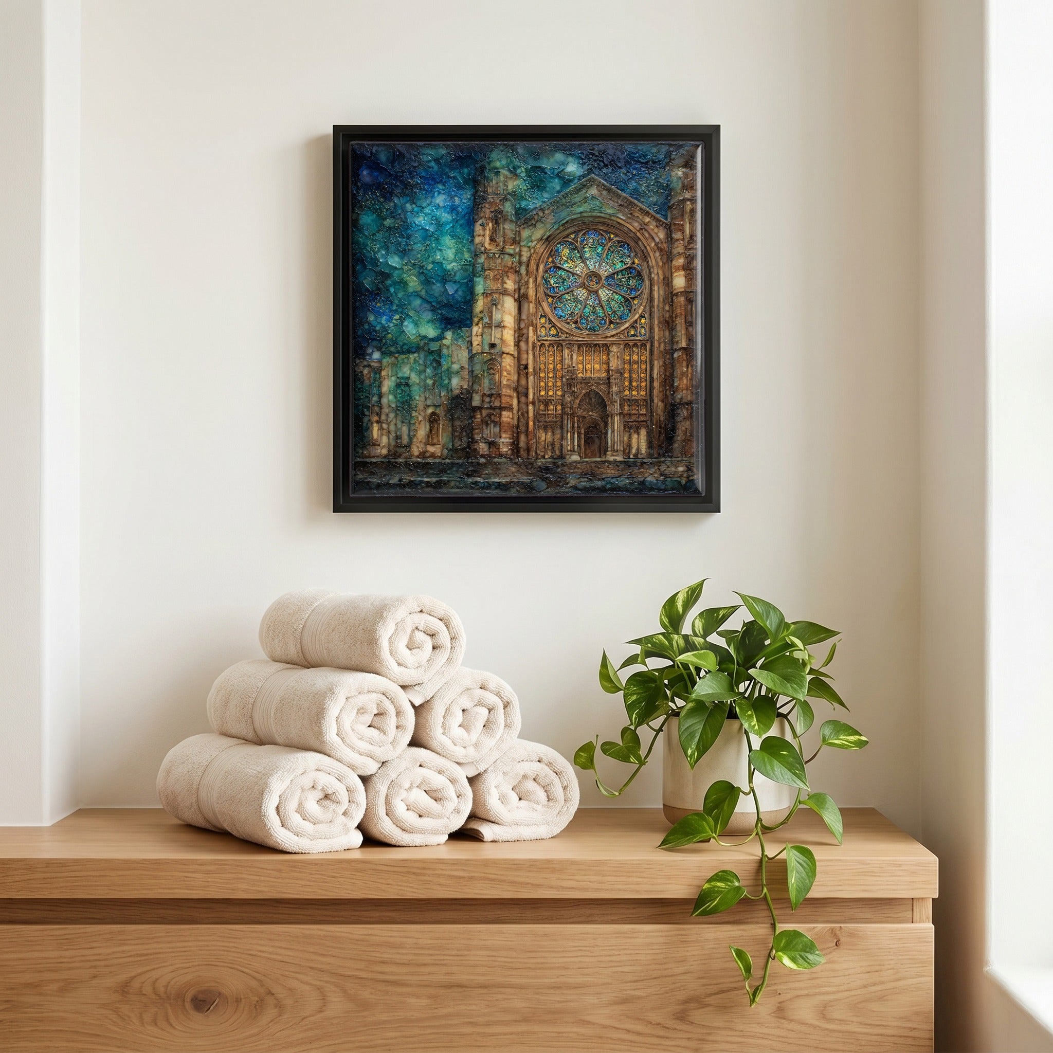 A quiet corner of the bath.