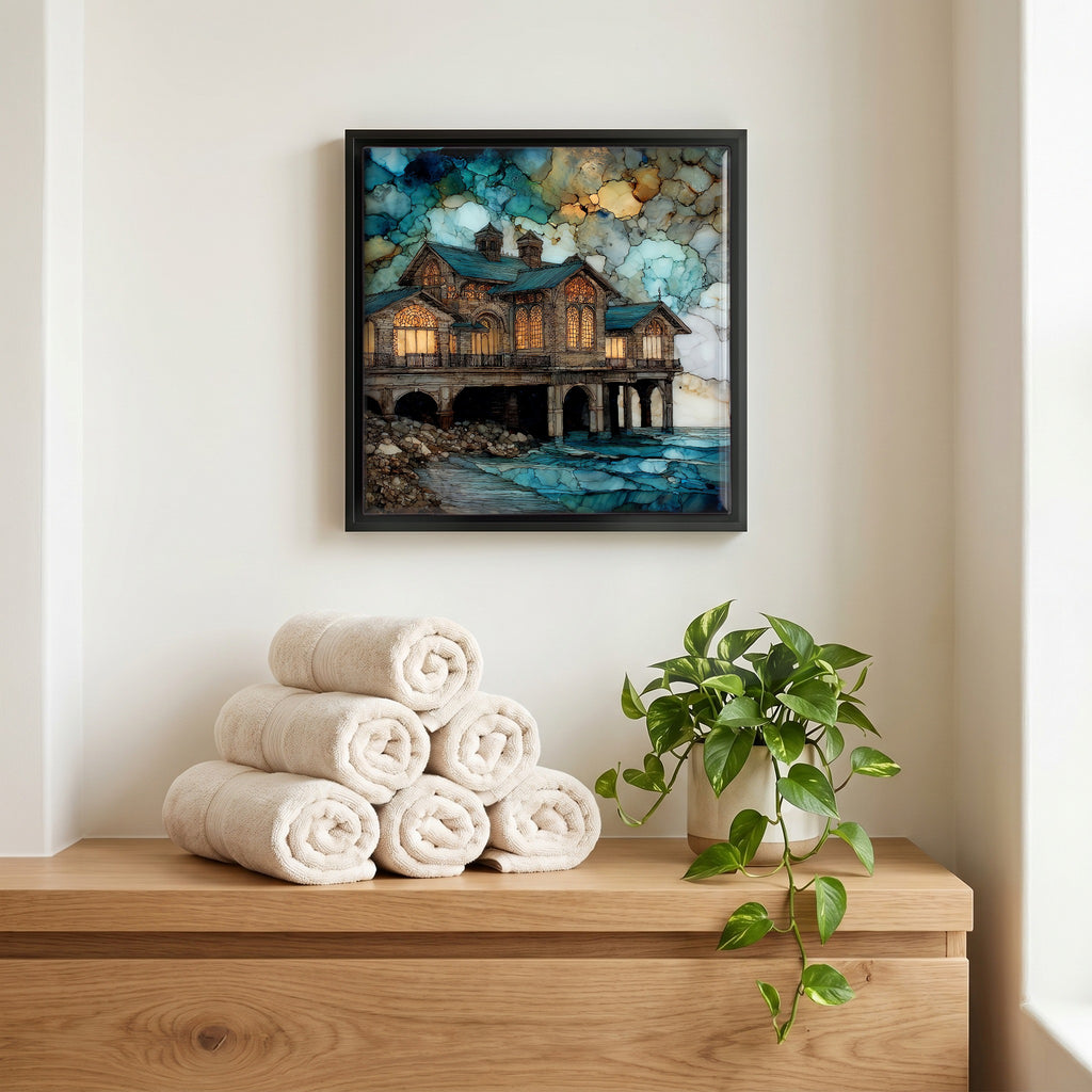 A quiet corner of the bath.